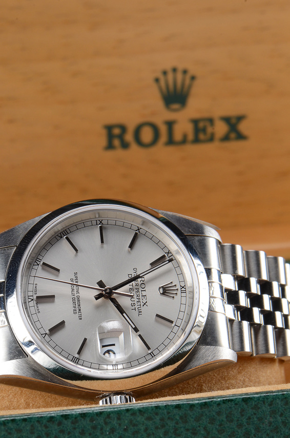 Rolex Datejust Steel 16200 Silver Index Dial Jubilee Automatic