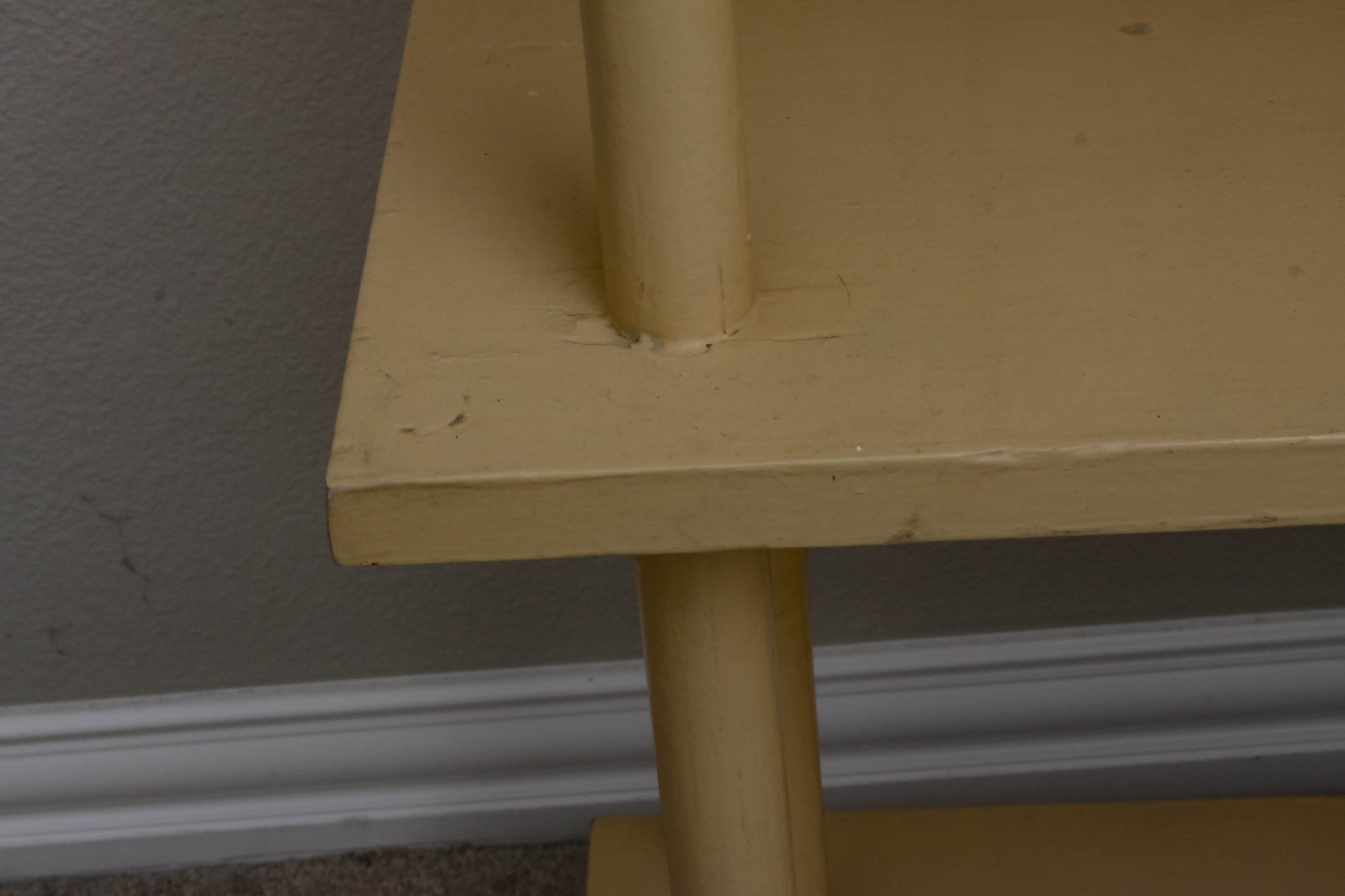 Three-Tier Wood Bookshelf