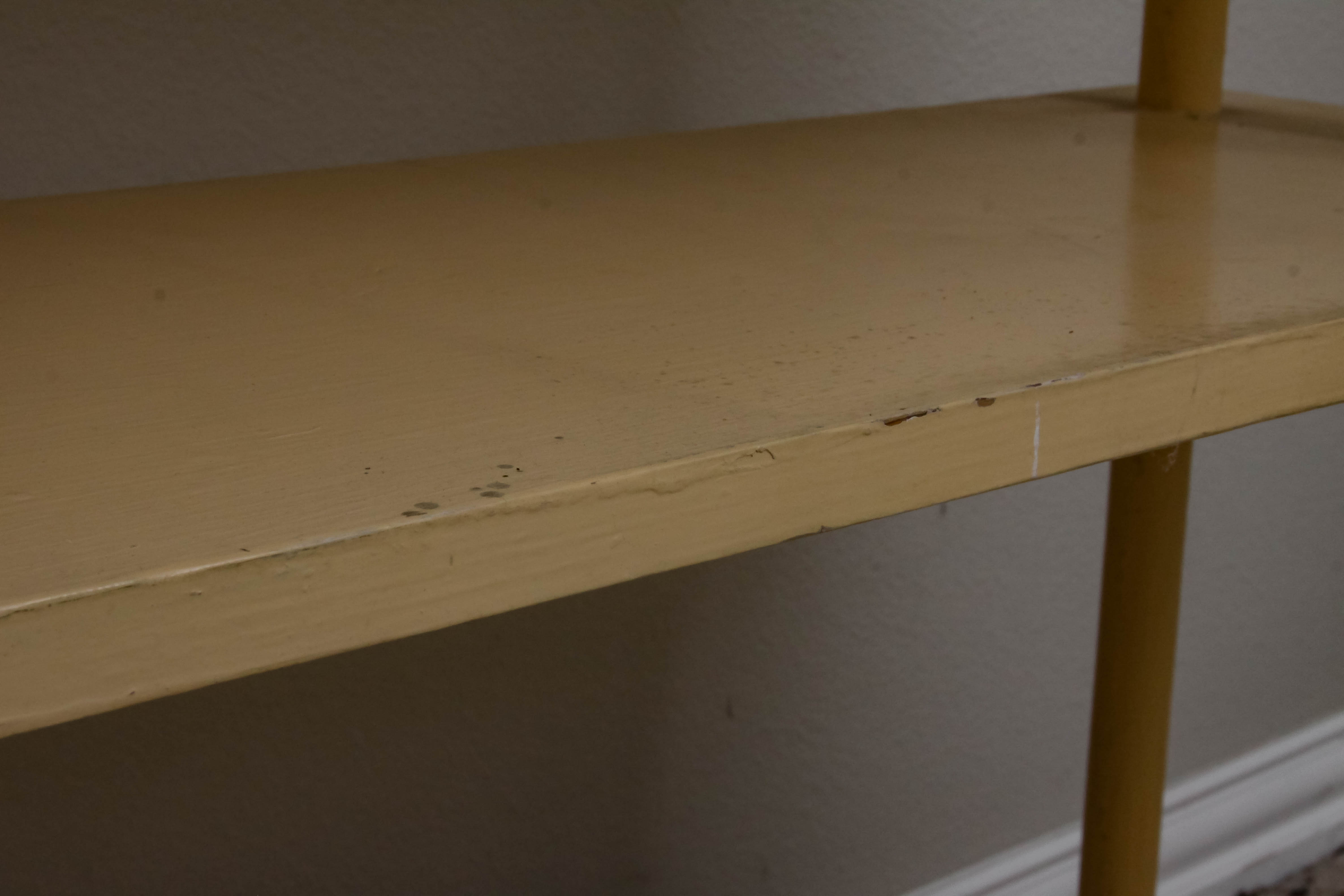 Three-Tier Wood Bookshelf