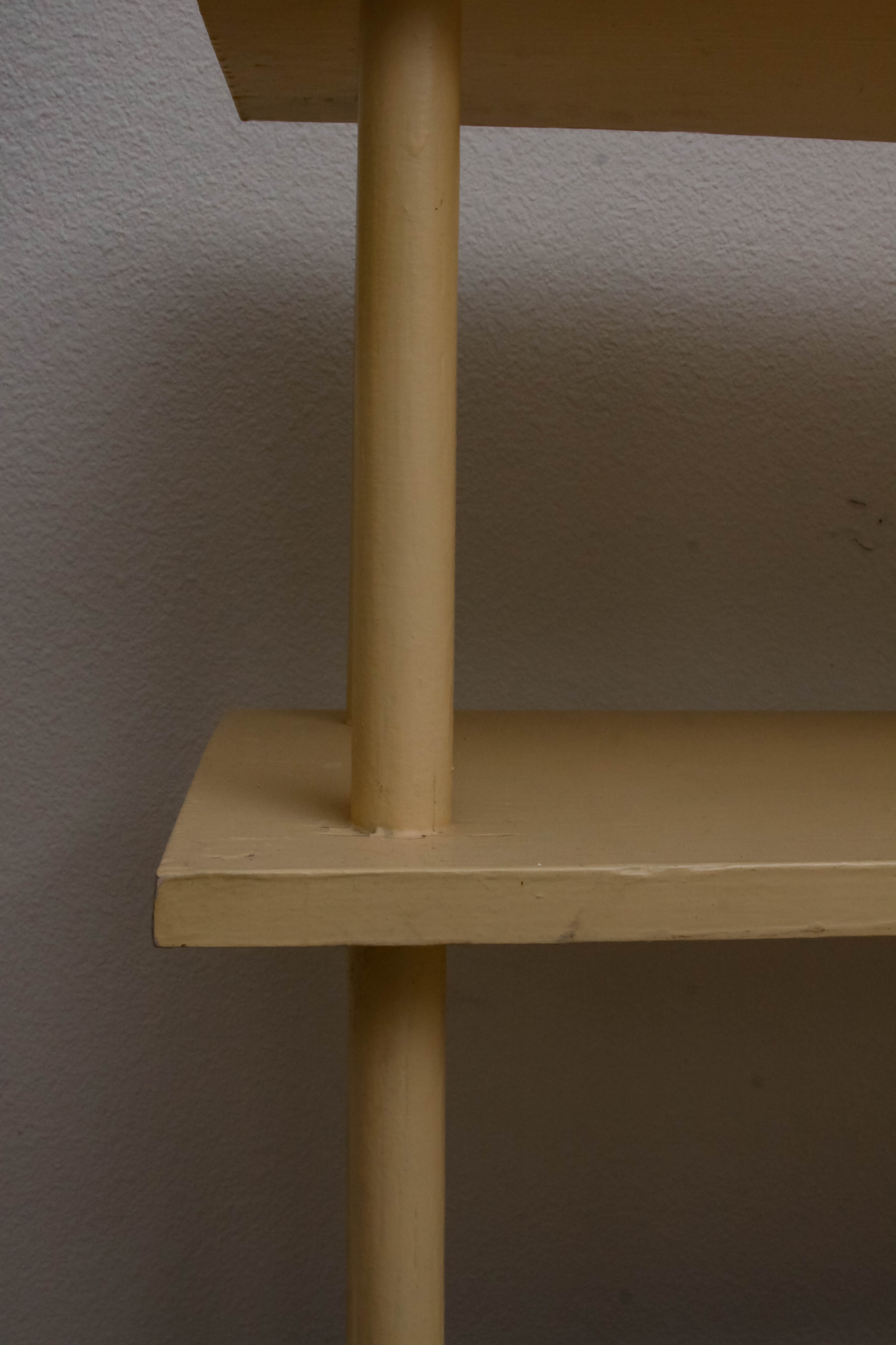 Three-Tier Wood Bookshelf