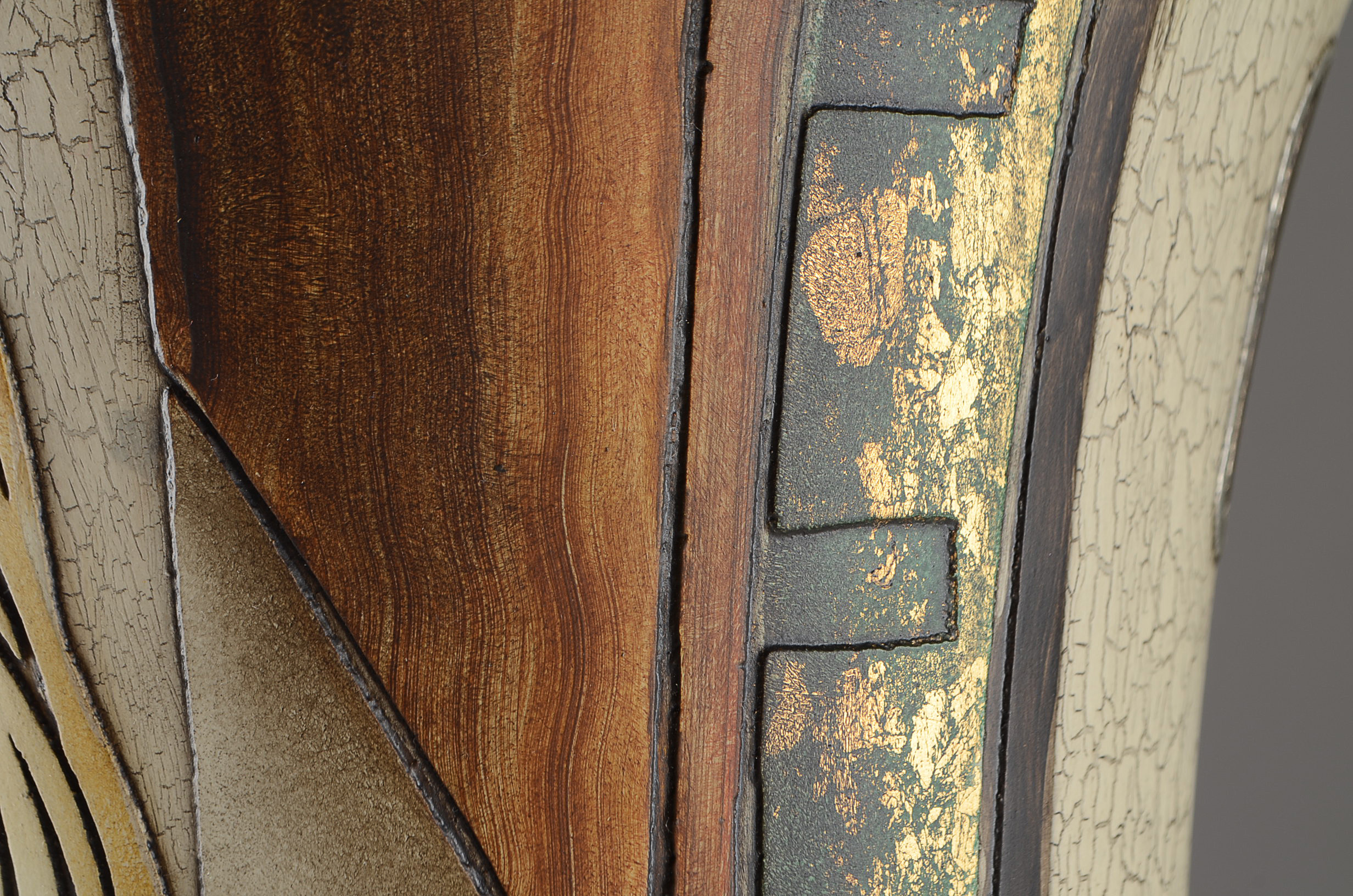 Hand-Decorated Porcelain Vase after Picasso