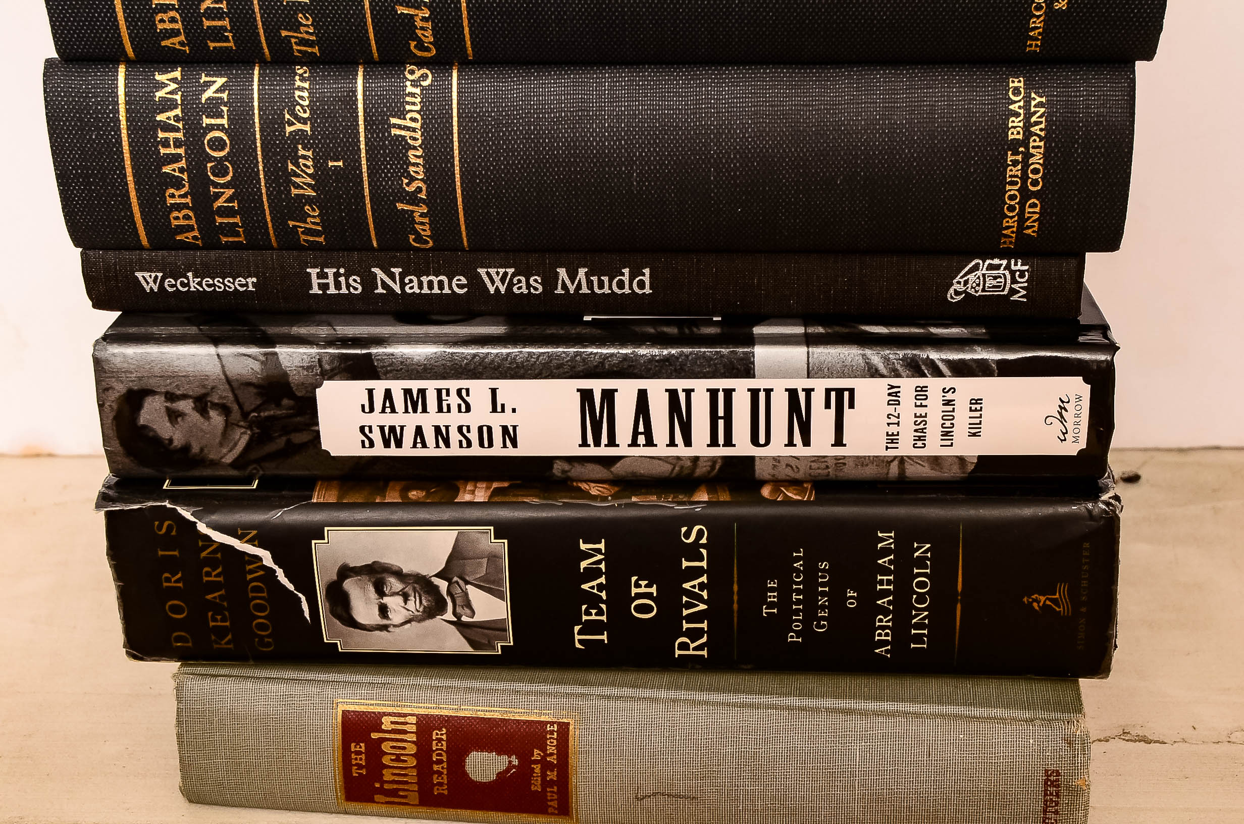 Collection of Books About Abraham Lincoln