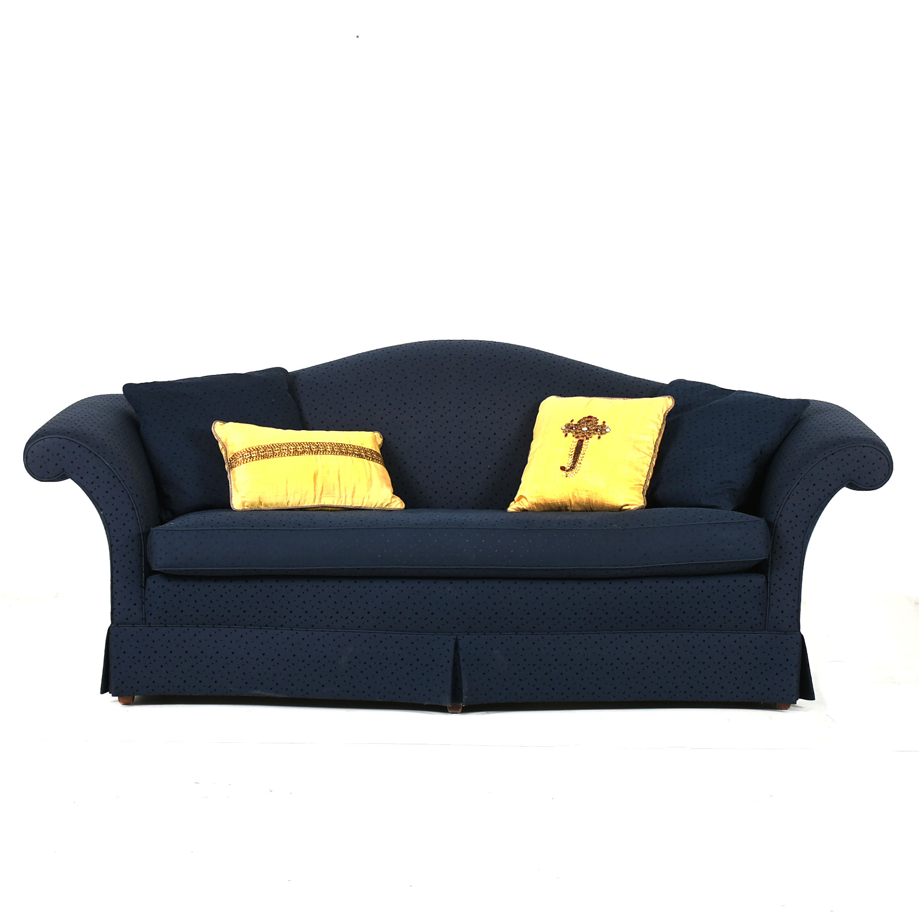 Sherrill Sofa in Dark Blue
