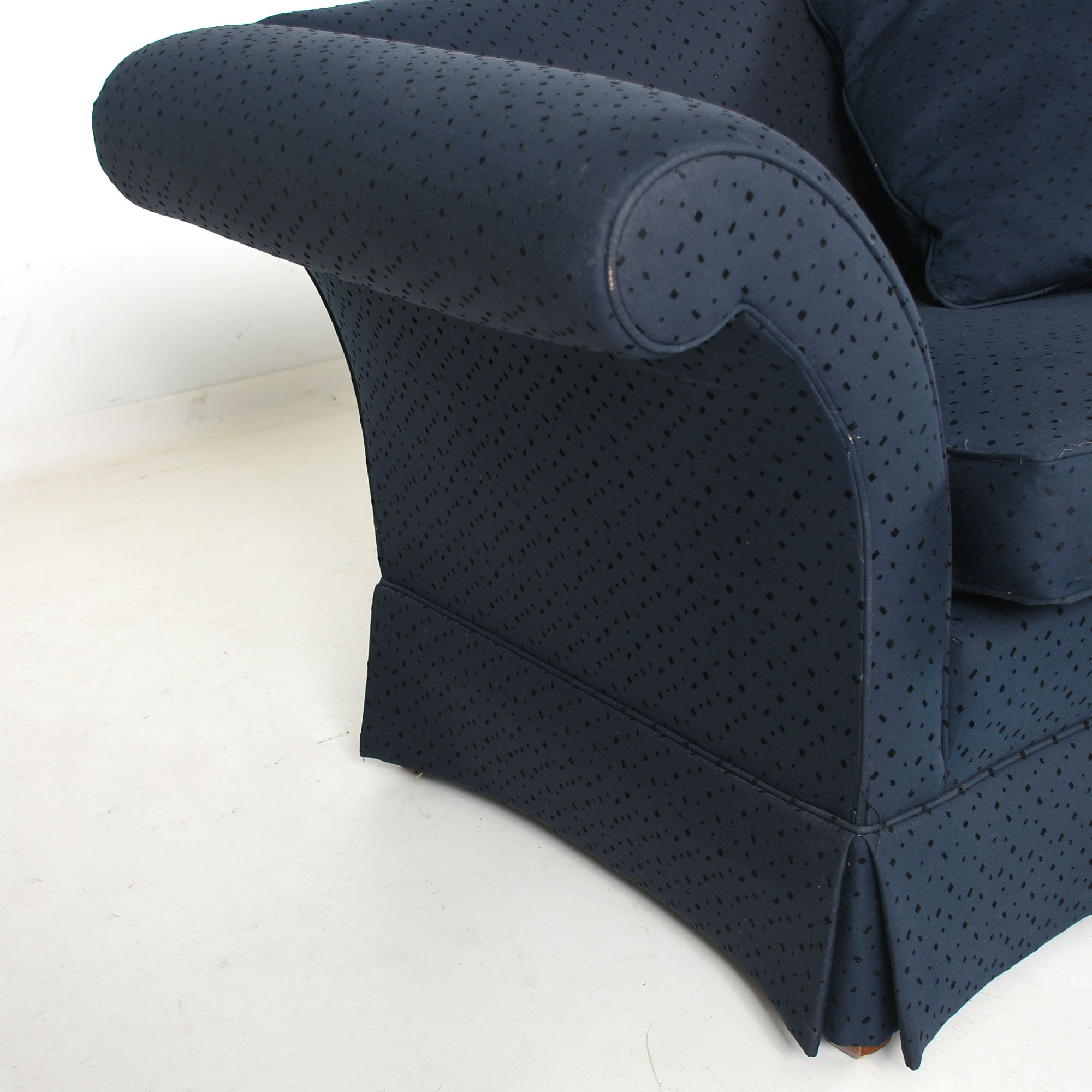 Sherrill Sofa in Dark Blue