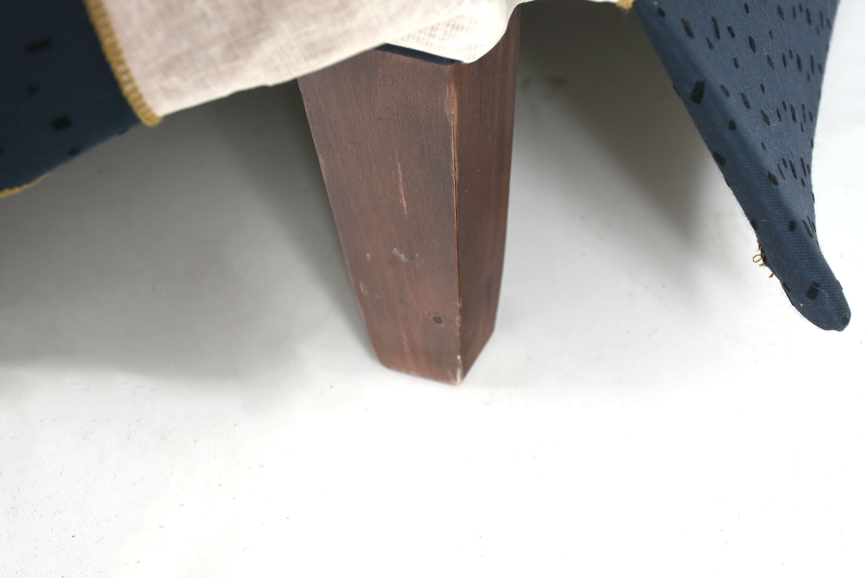 Sherrill Sofa in Dark Blue