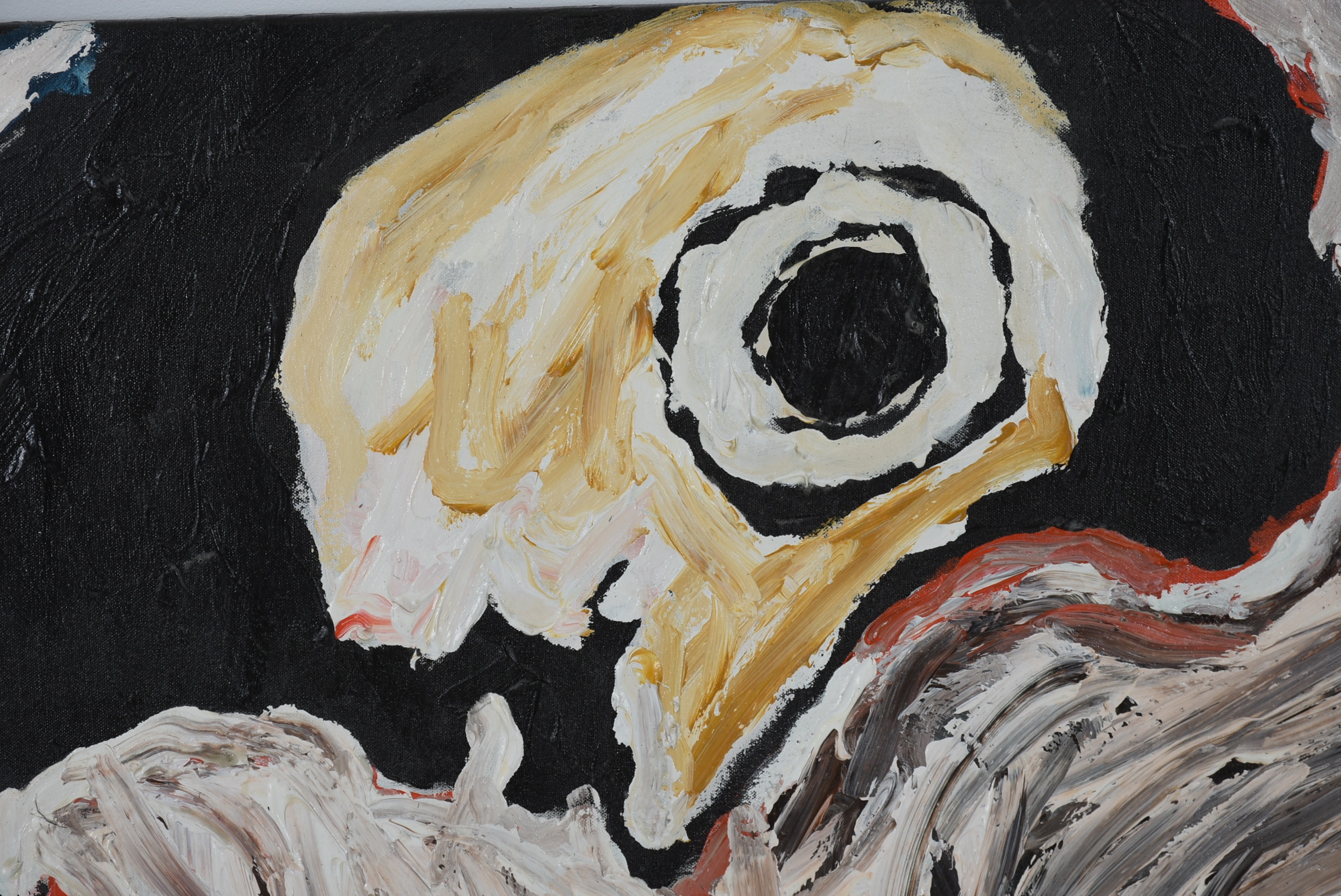 Rosemarie Koczy Original Large Abstract Finger Painting