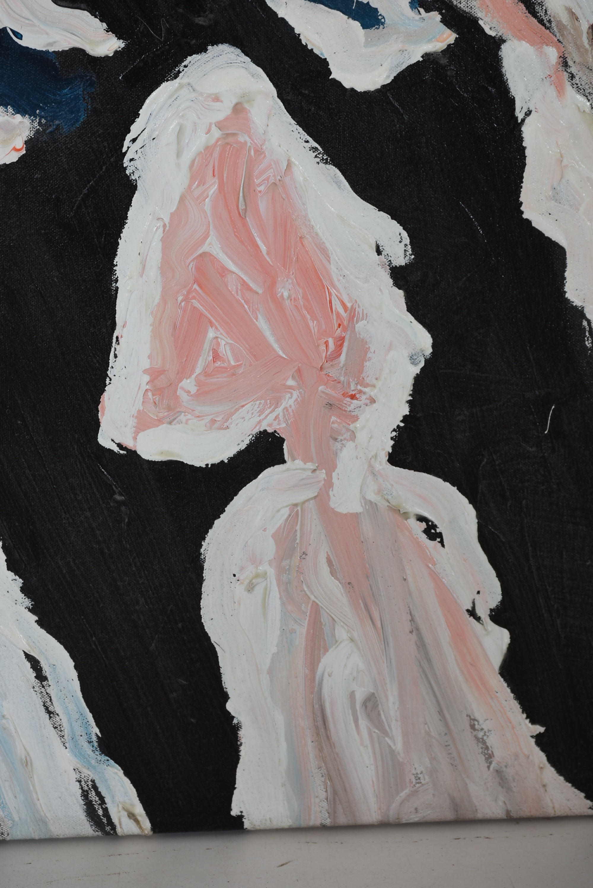 Rosemarie Koczy Original Large Abstract Finger Painting