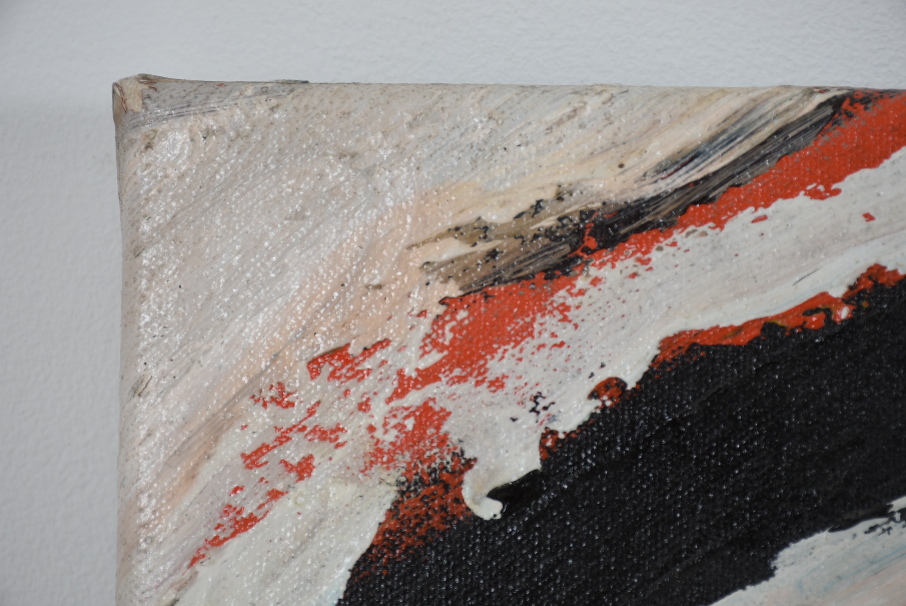 Rosemarie Koczy Original Large Abstract Finger Painting