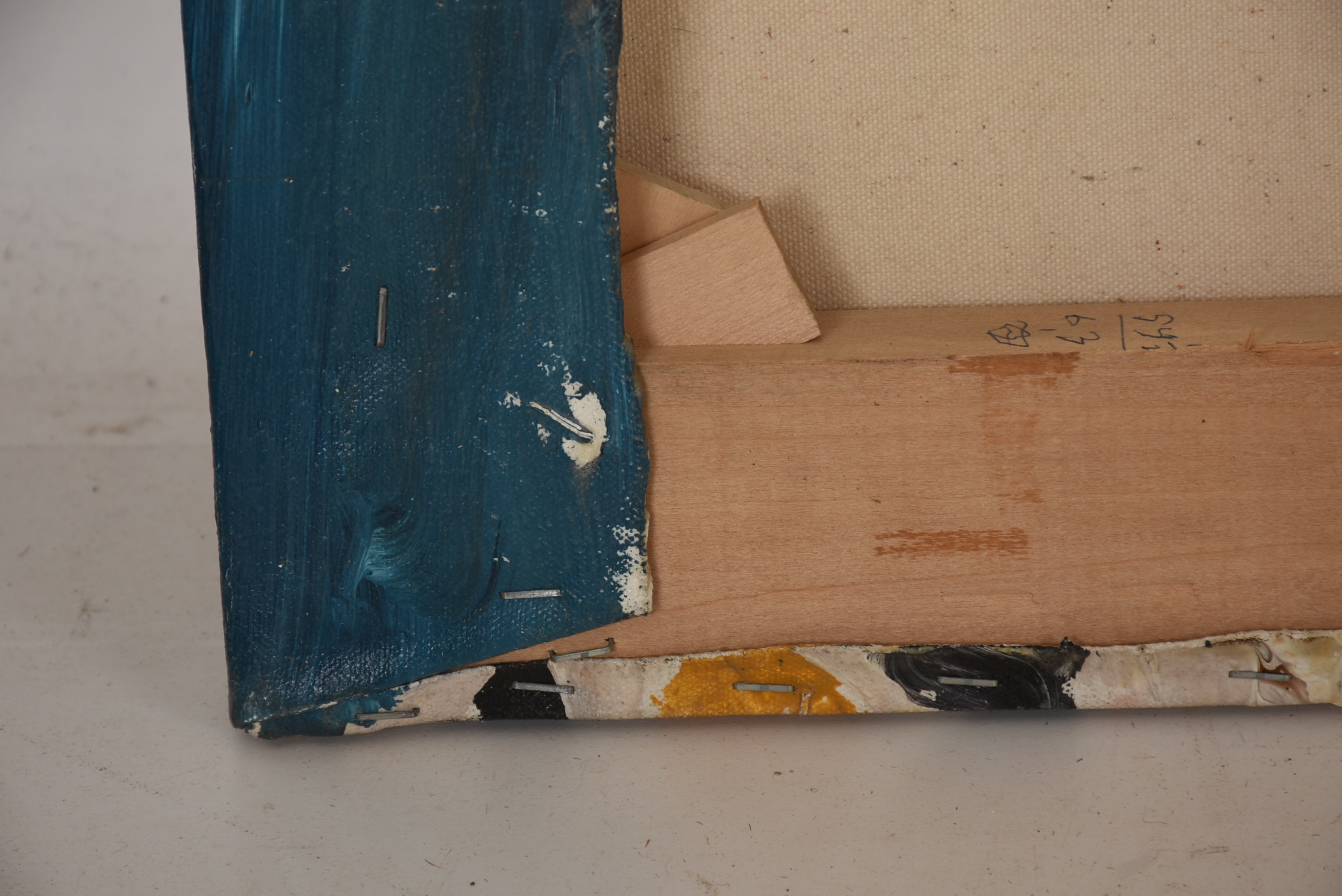 Rosemarie Koczy Original Large Abstract Finger Painting