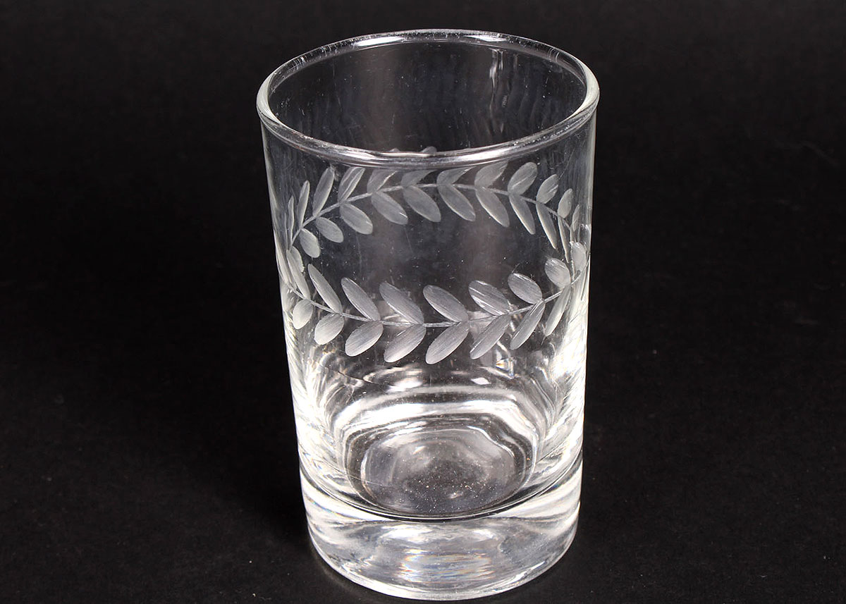 Etched Wine and Juice Glasses