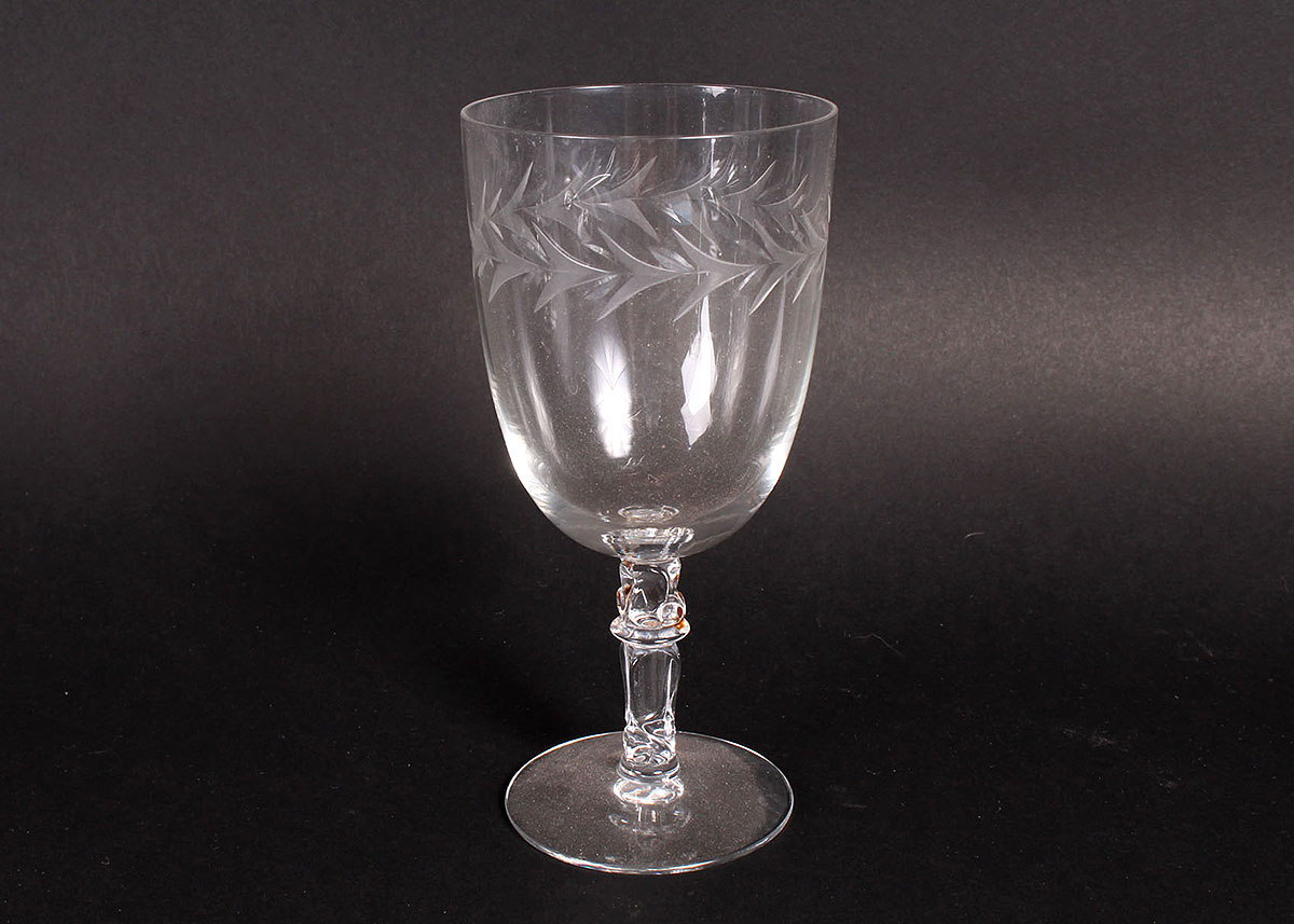 Etched Wine and Juice Glasses