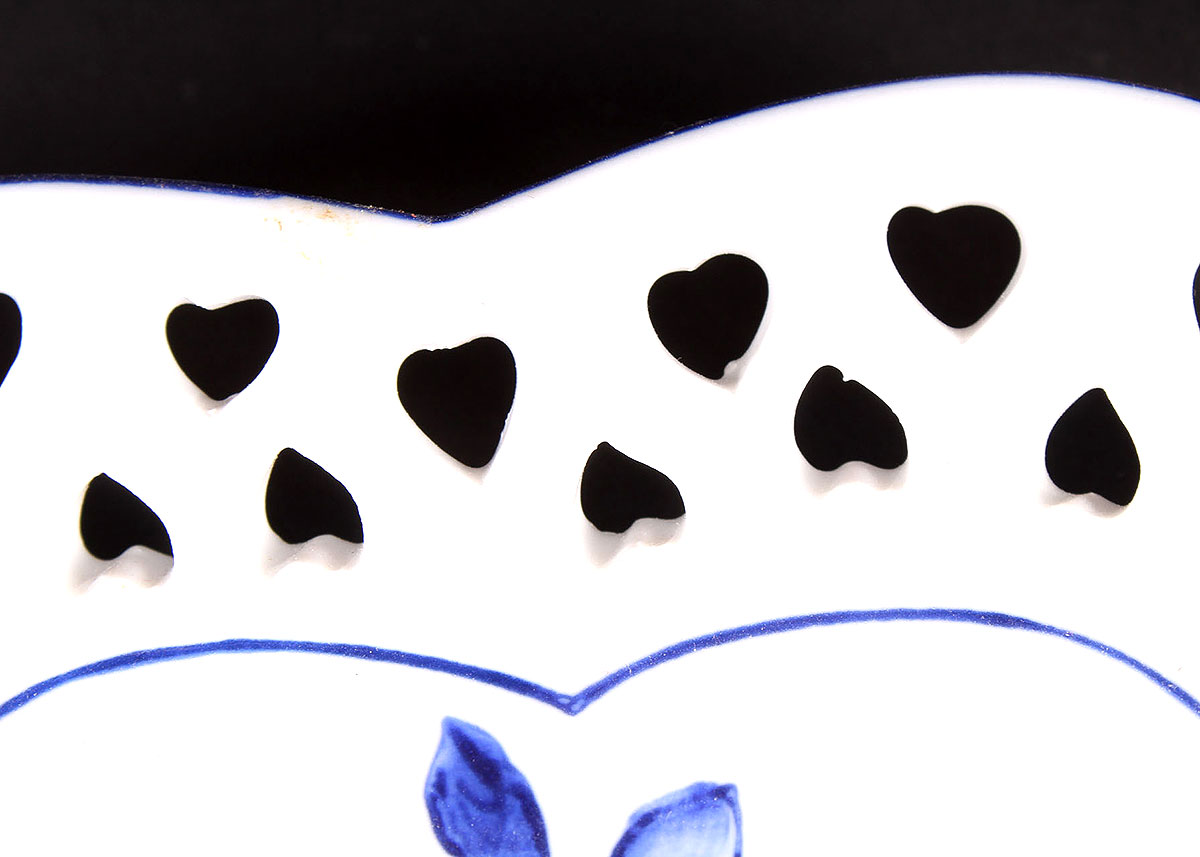 Reticulated Blue and White Delft Style Plates