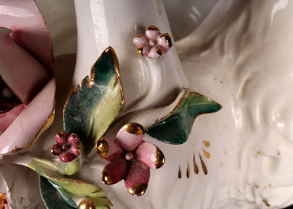 Semi-Vintage Italian Swan Planter