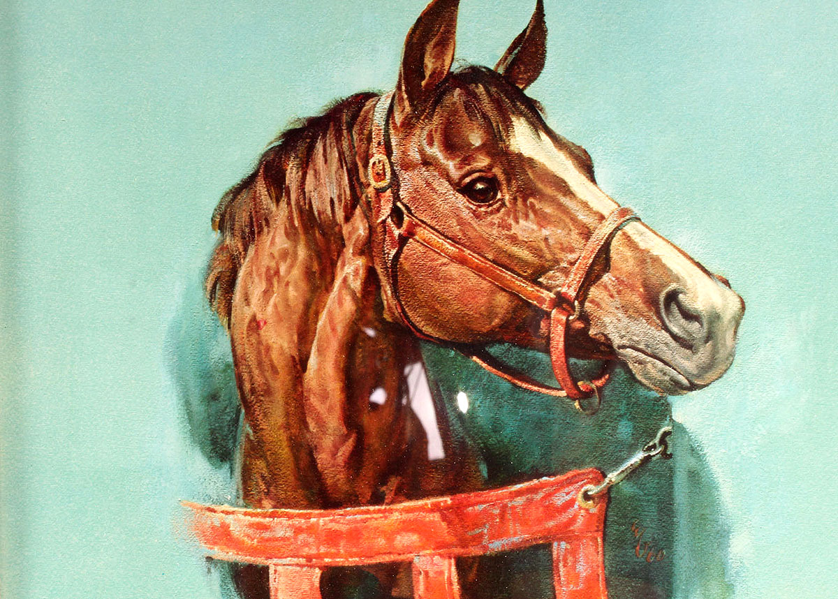 Framed Wesley Dennis Horse Offset Lithographs