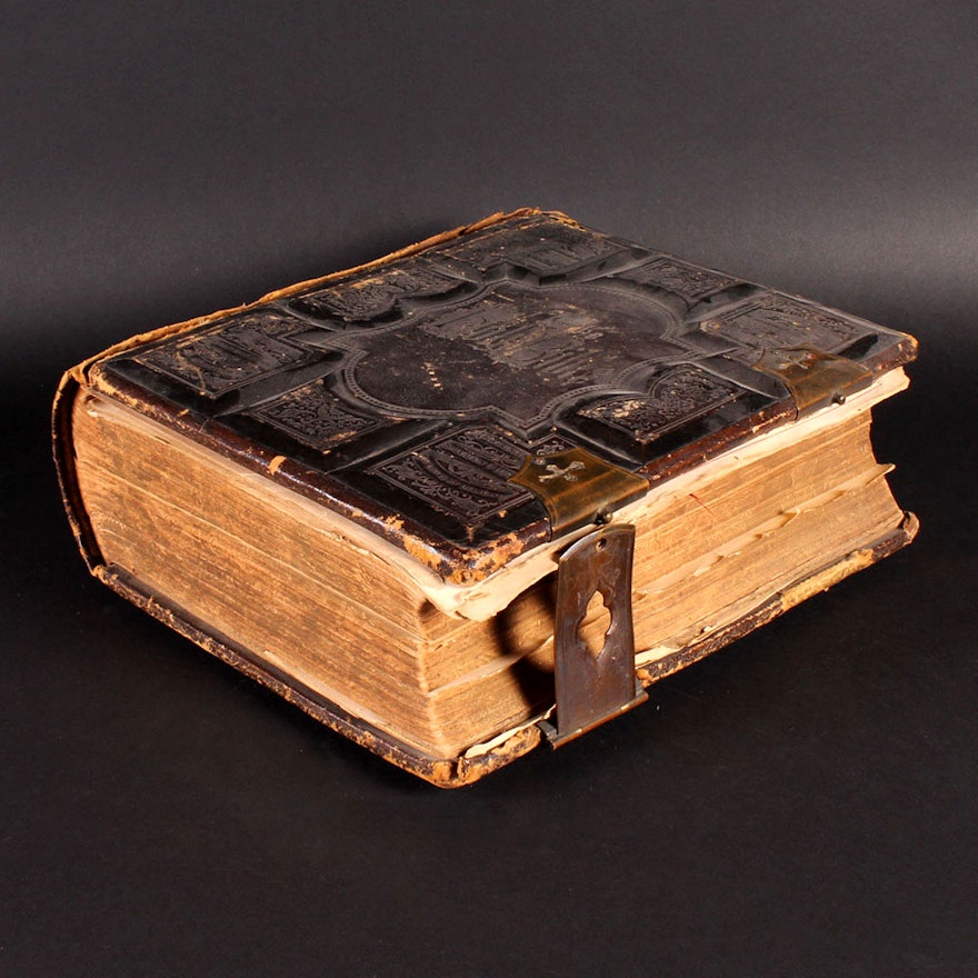 Antique "The Holy Bible" 1873
