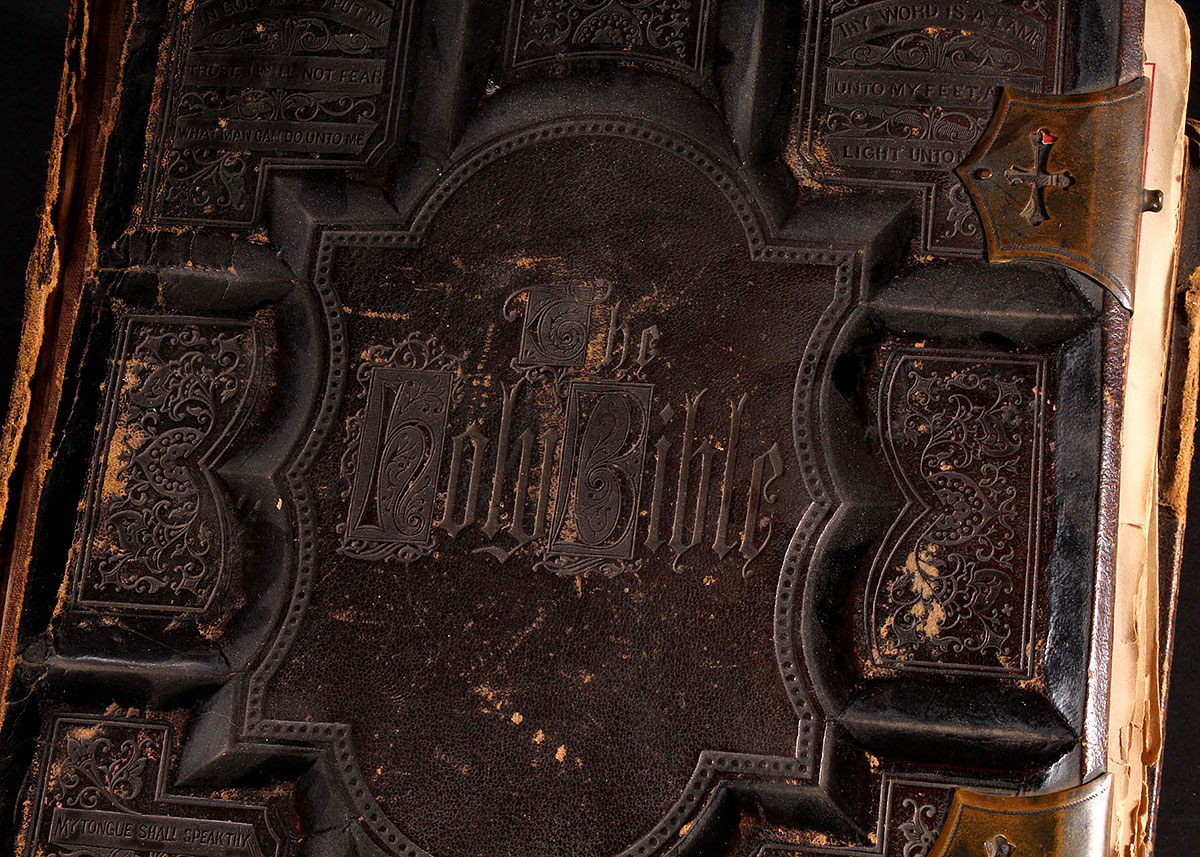 Antique "The Holy Bible" 1873