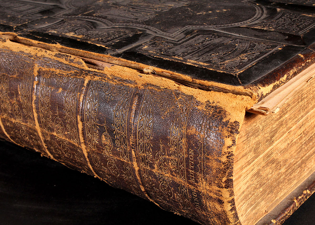 Antique "The Holy Bible" 1873