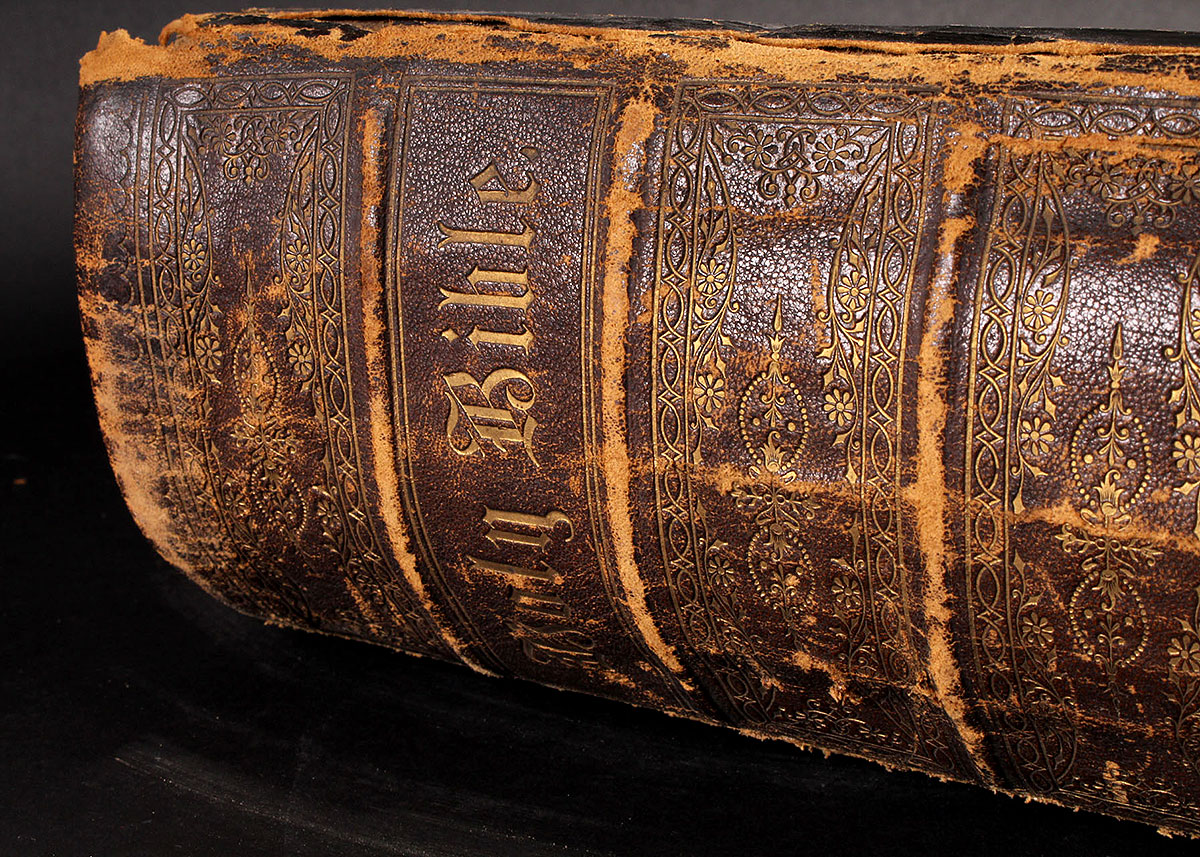 Antique "The Holy Bible" 1873