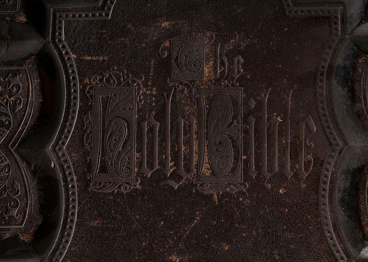 Antique "The Holy Bible" 1873