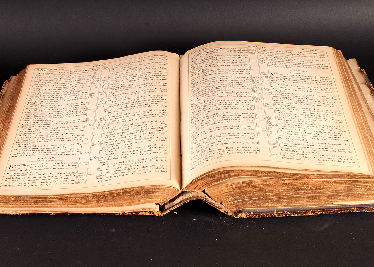 Antique "The Holy Bible" 1873