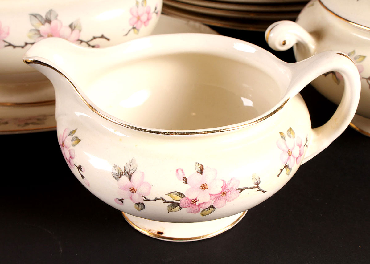 Collection of Homer Laughlin Eggshell Nautilus China