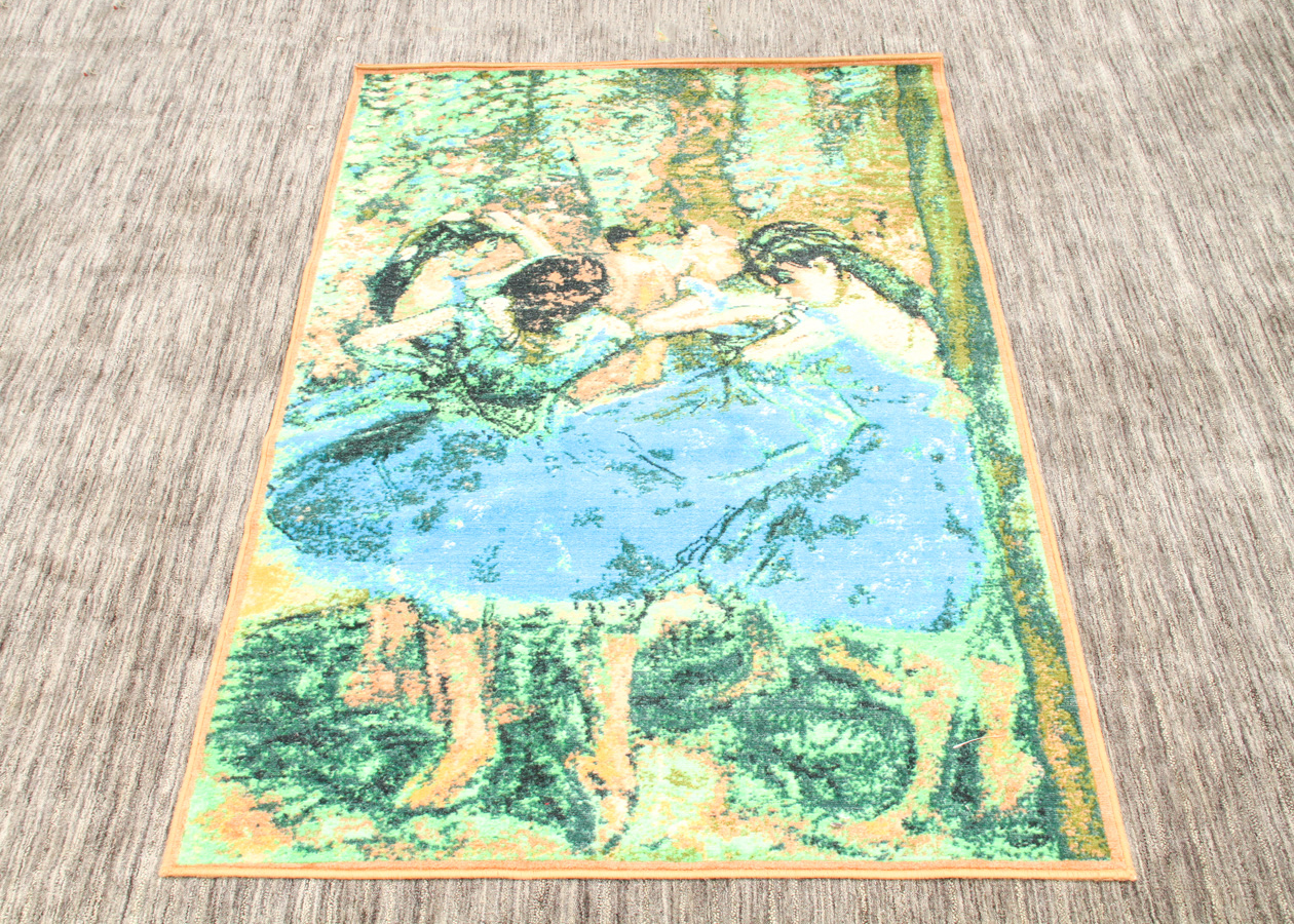 Colorful Ballerina Accent Rug