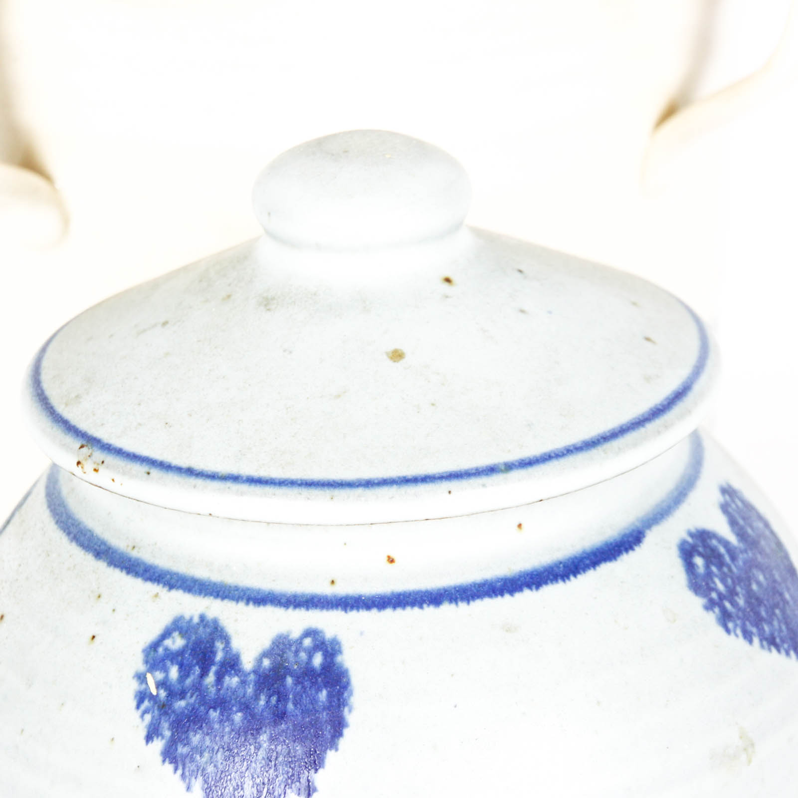 Handcrafted Blue and White Pottery Pieces