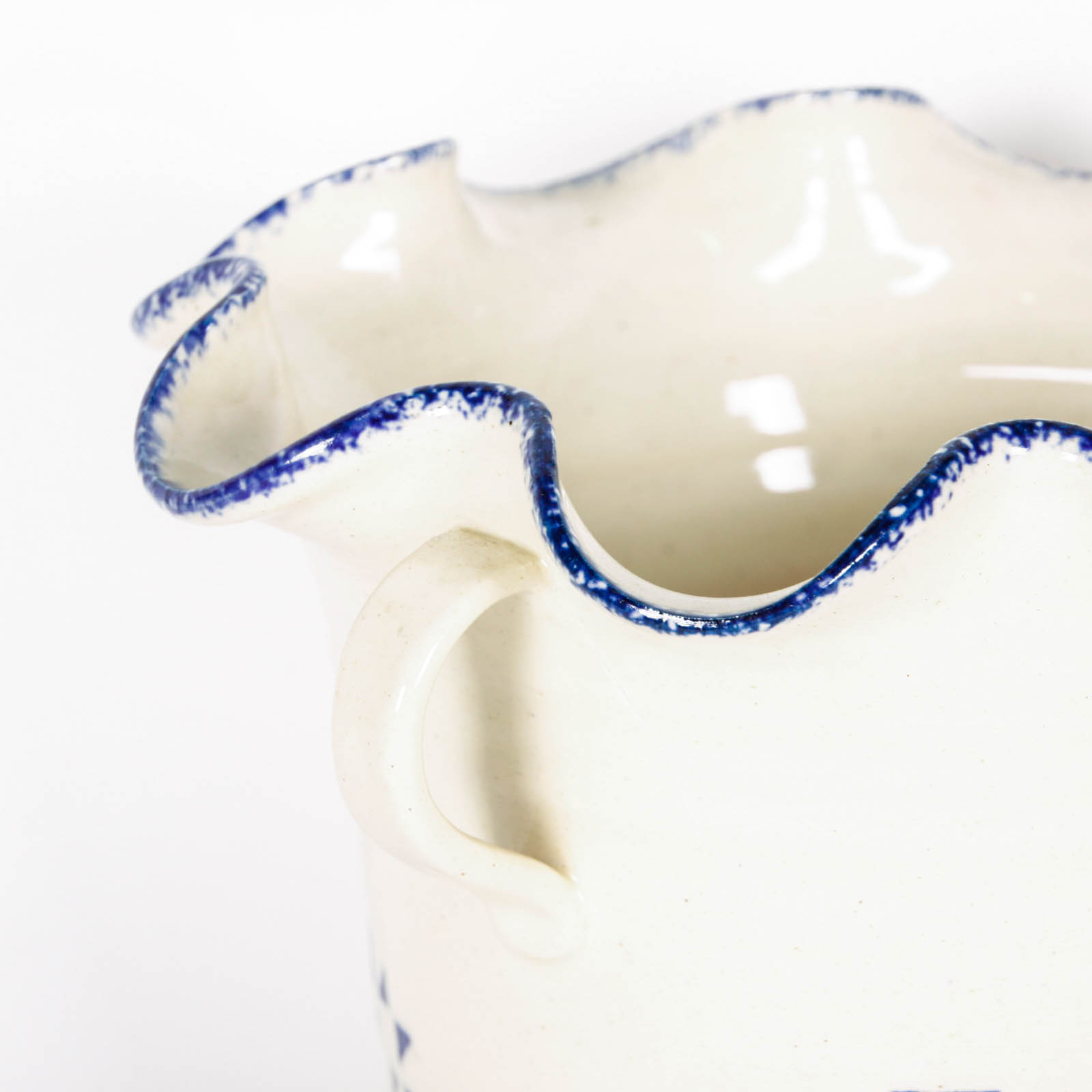 Handcrafted Blue and White Pottery Pieces