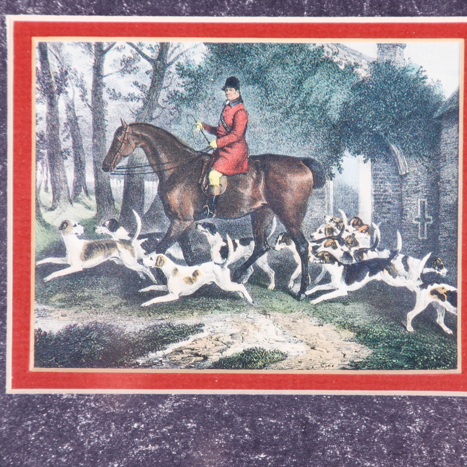 Framed Richard Barrett Davis Hunting Scene Prints