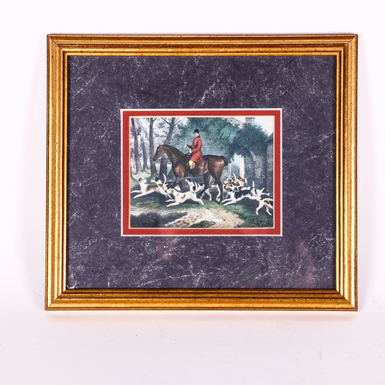 Framed Richard Barrett Davis Hunting Scene Prints