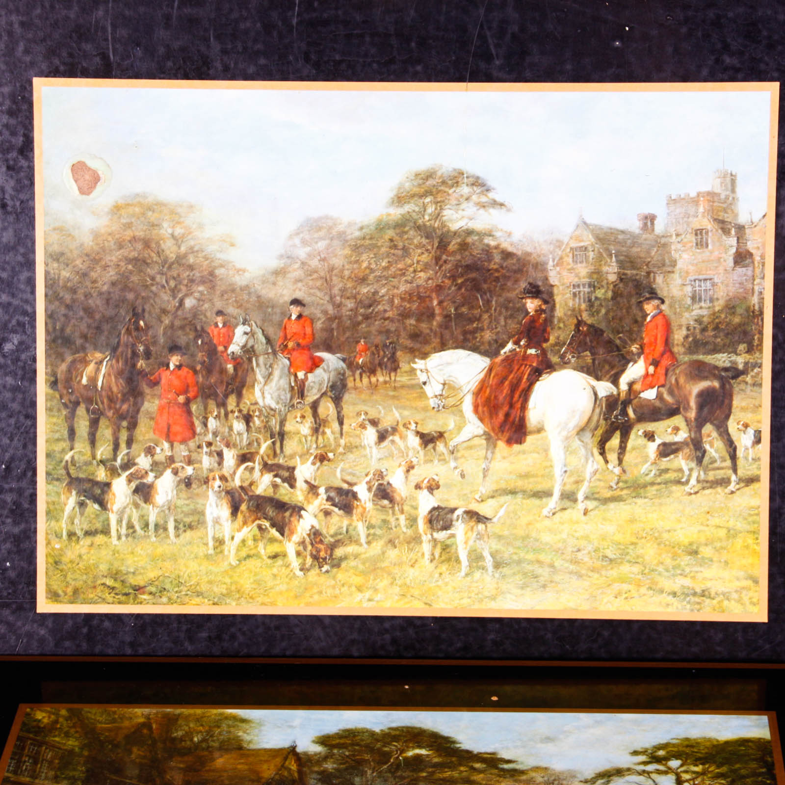 Vintage Hunting Scenes Board Placemats