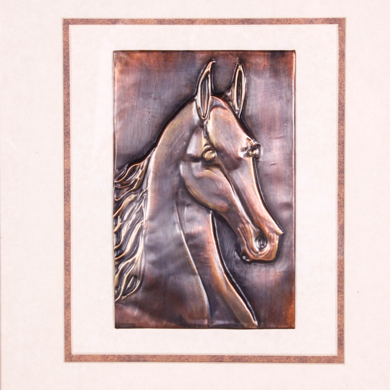 Pressed Metal Horse Artwork