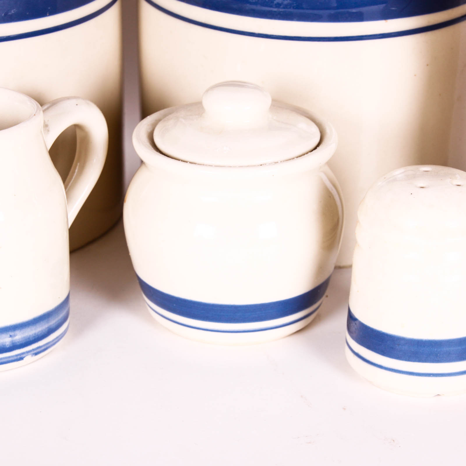 Blue Striped Kitchen Collection by Roseville