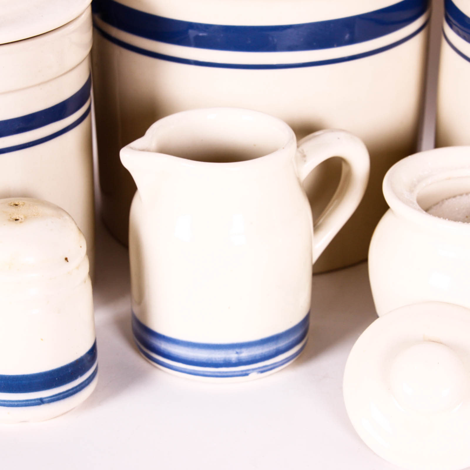 Blue Striped Kitchen Collection by Roseville