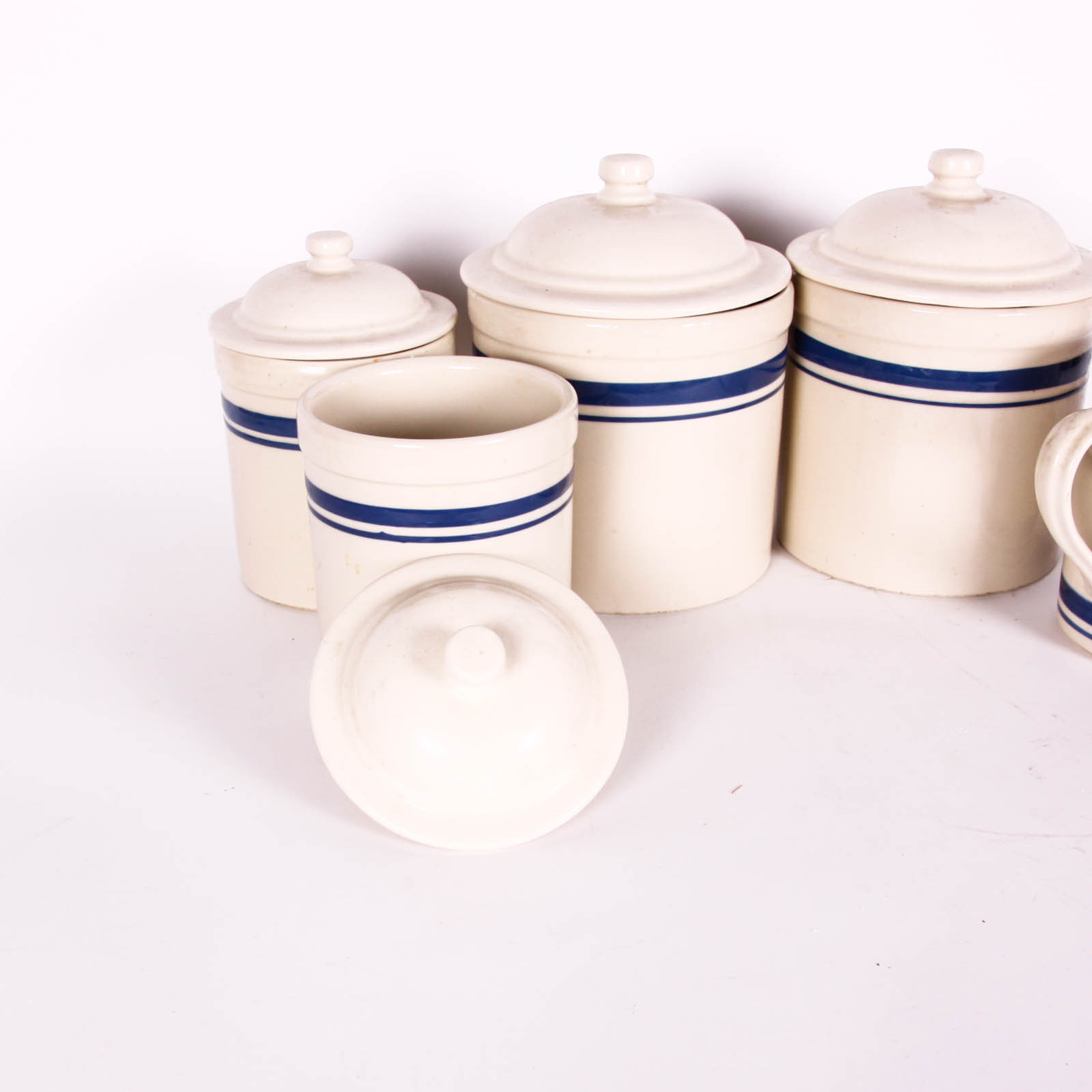 Blue Striped Kitchen Collection by Roseville