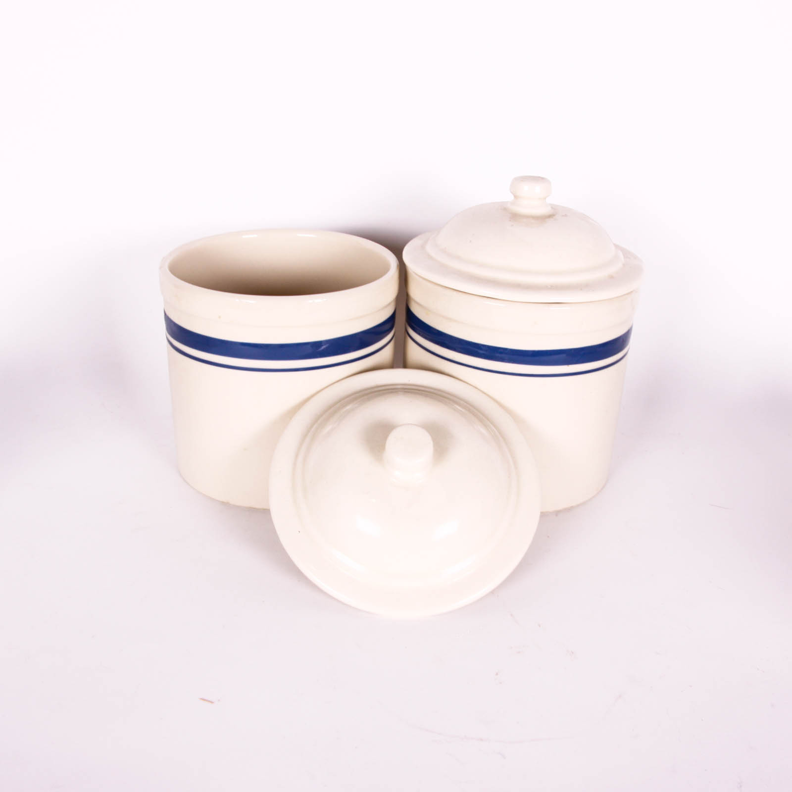 Blue Striped Kitchen Collection by Roseville