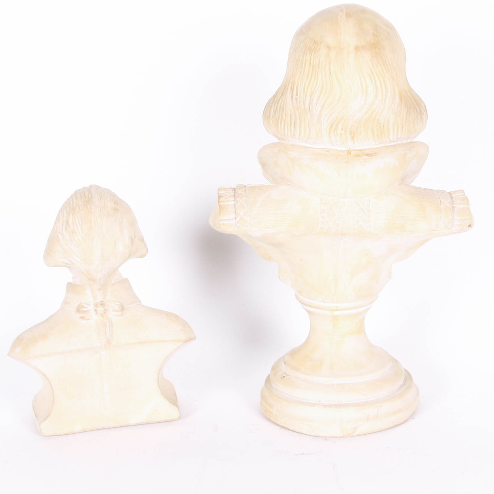 Bust of Thomas Jefferson and William Shakespeare