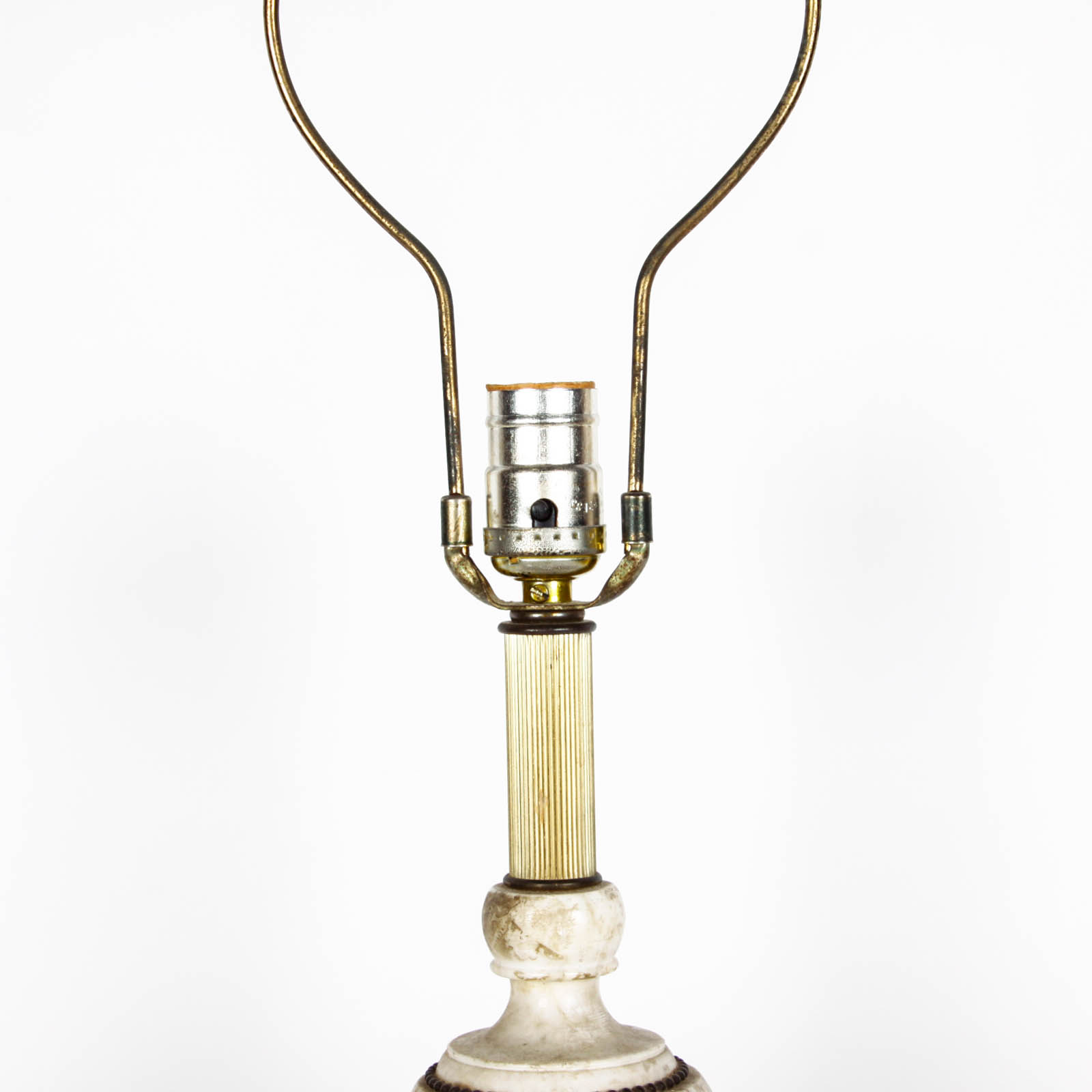 Marble and Brass Lamp
