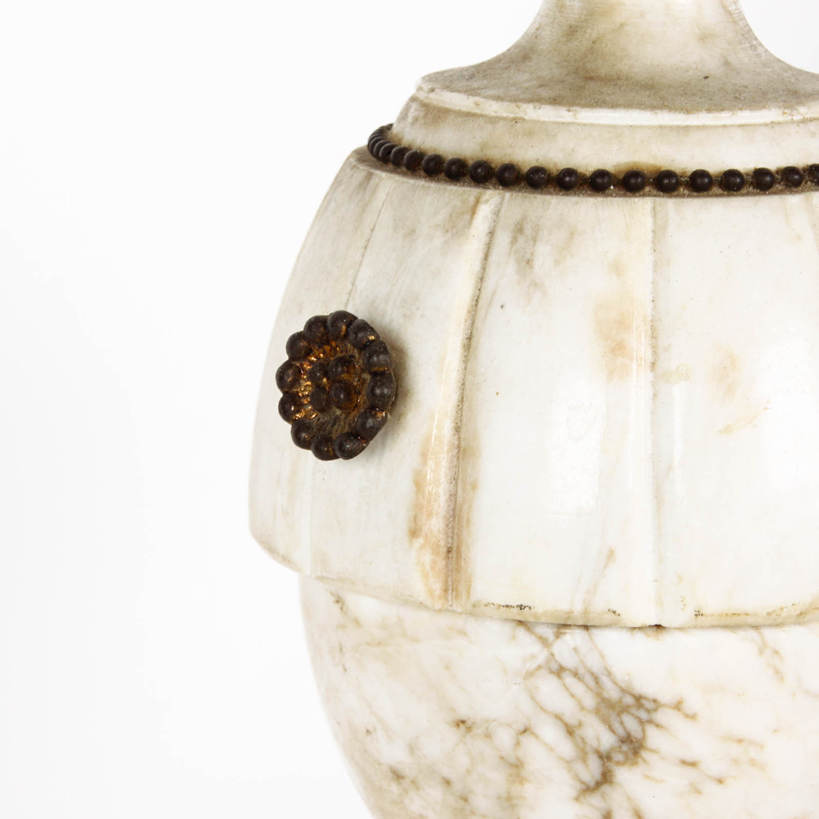 Marble and Brass Lamp