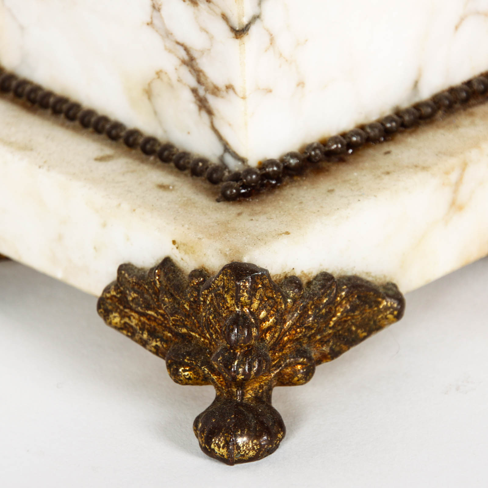 Marble and Brass Lamp