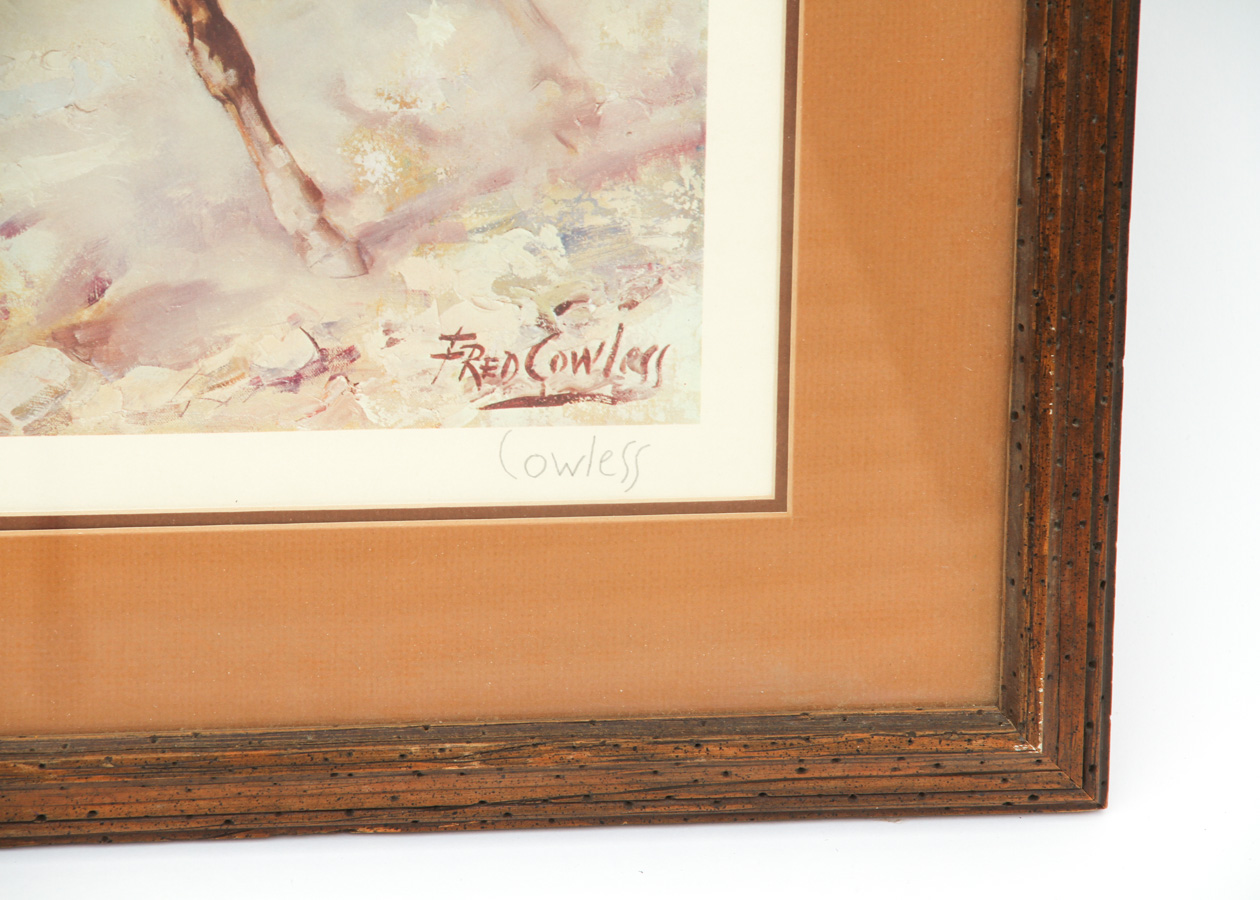 Fred Cowless Signed and Numbered Print