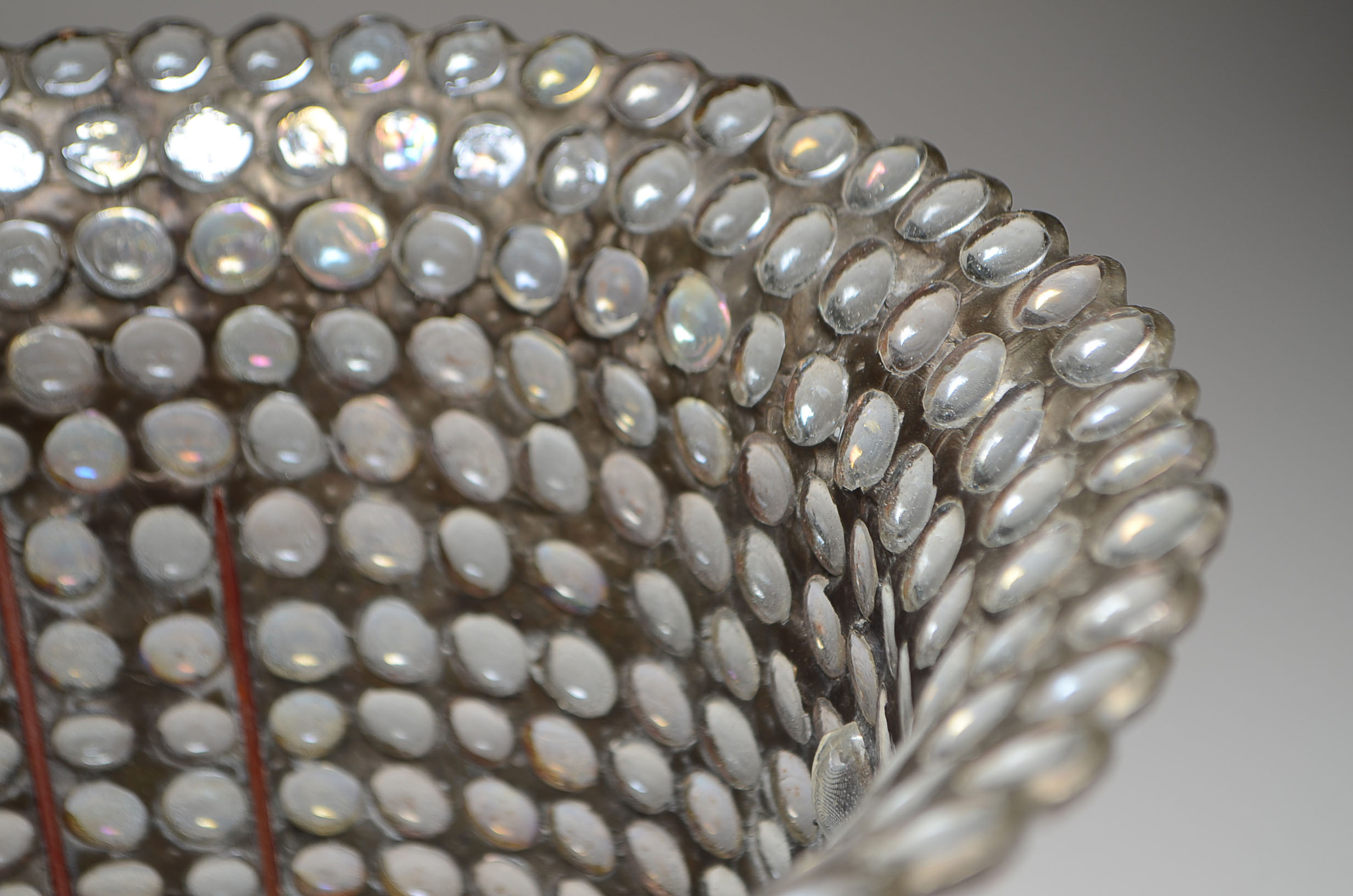 Tony Carretta Leaded Glass Vase "Ceremonial Vessel"