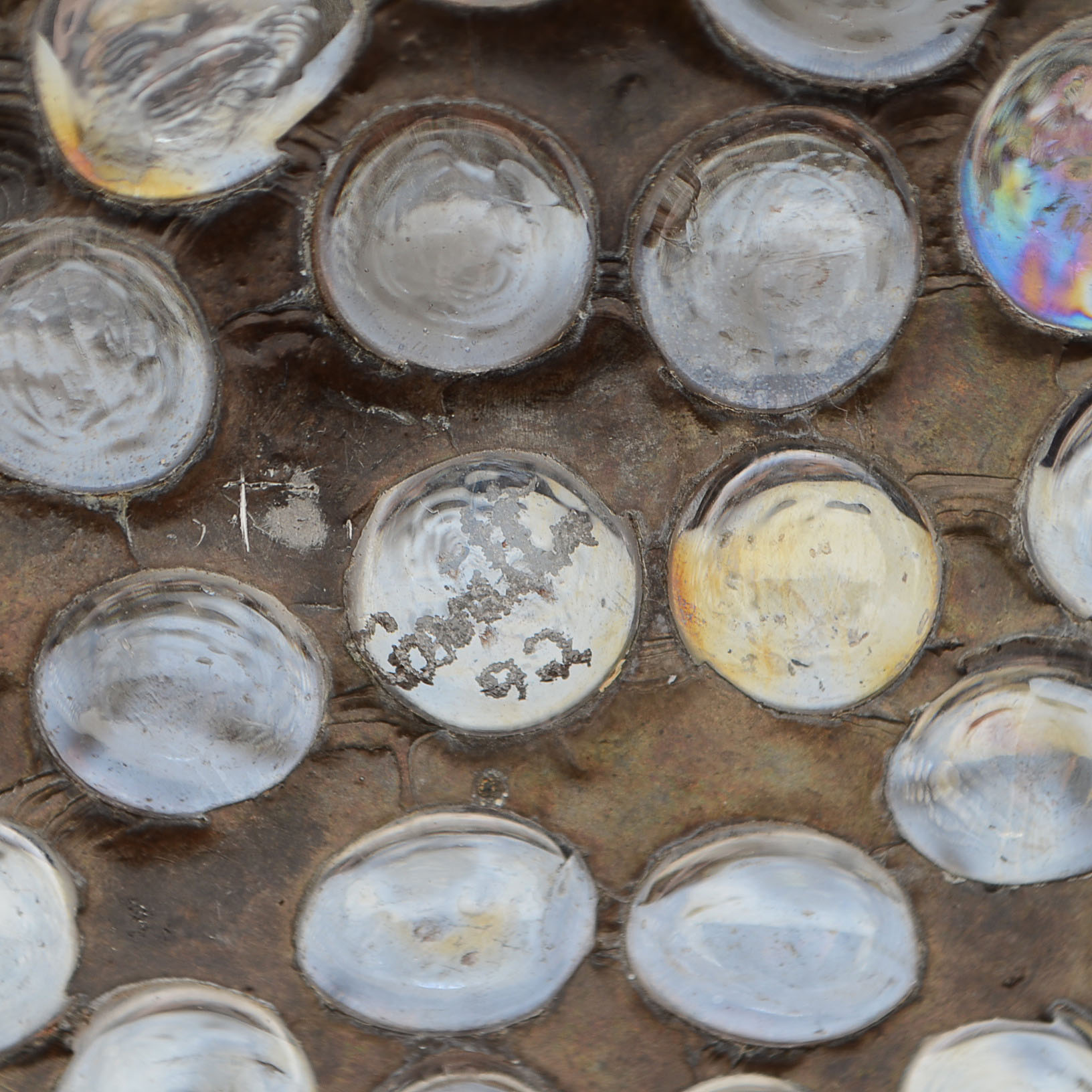 Tony Carretta Leaded Glass Vase "Ceremonial Vessel"