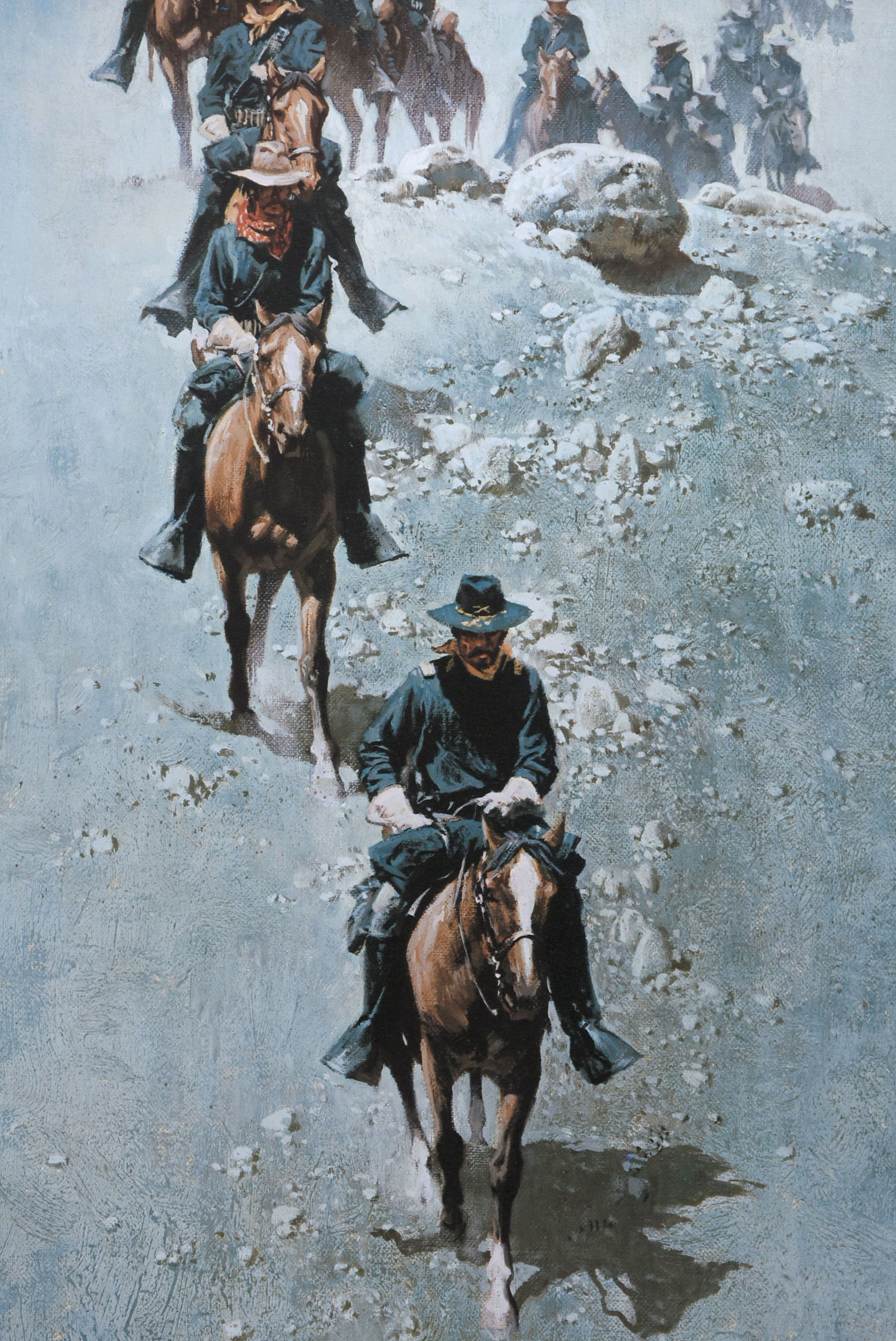 Frank McCarthy Signed LE Offset Lithograph "Single File"