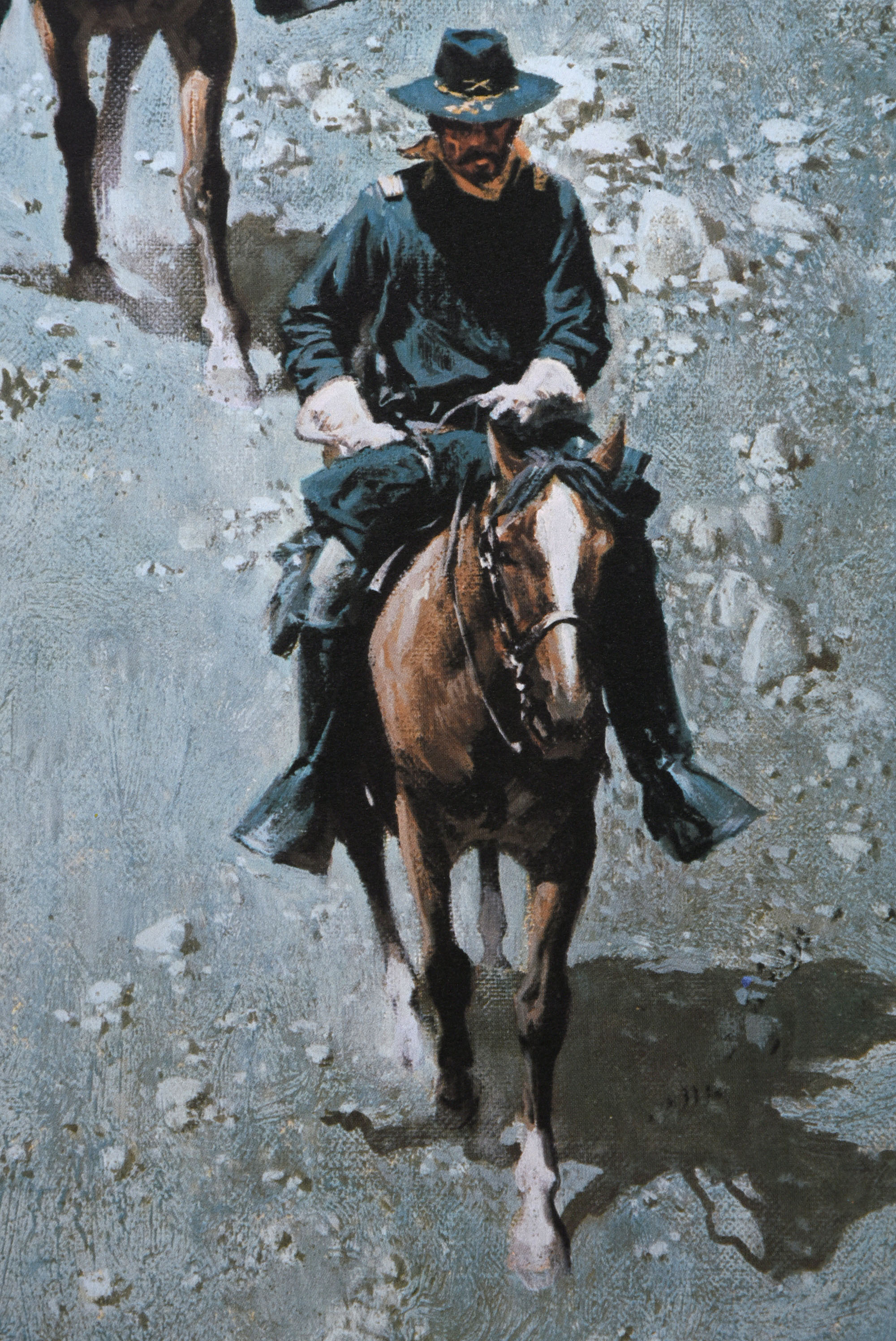 Frank McCarthy Signed LE Offset Lithograph "Single File"