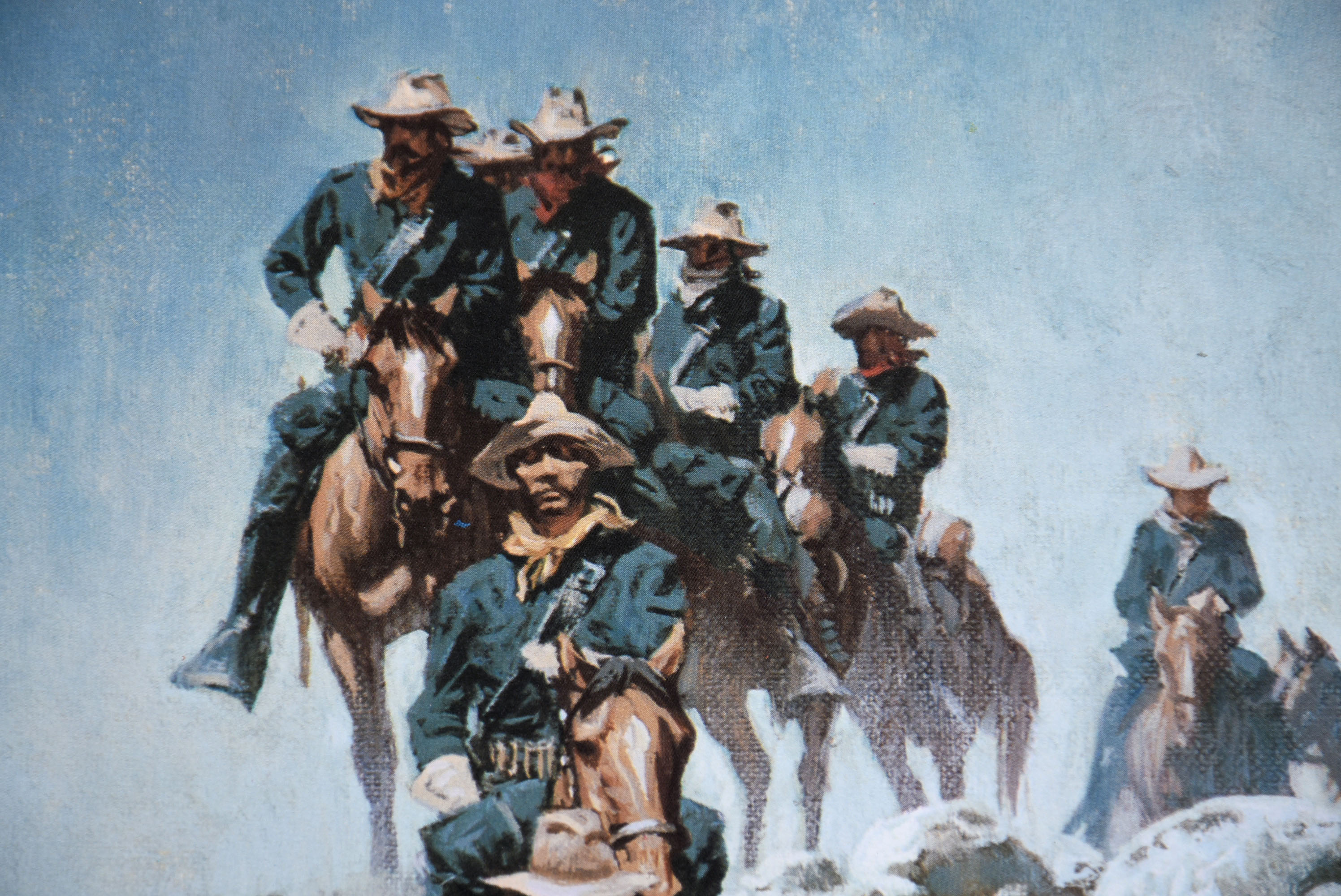 Frank McCarthy Signed LE Offset Lithograph "Single File"