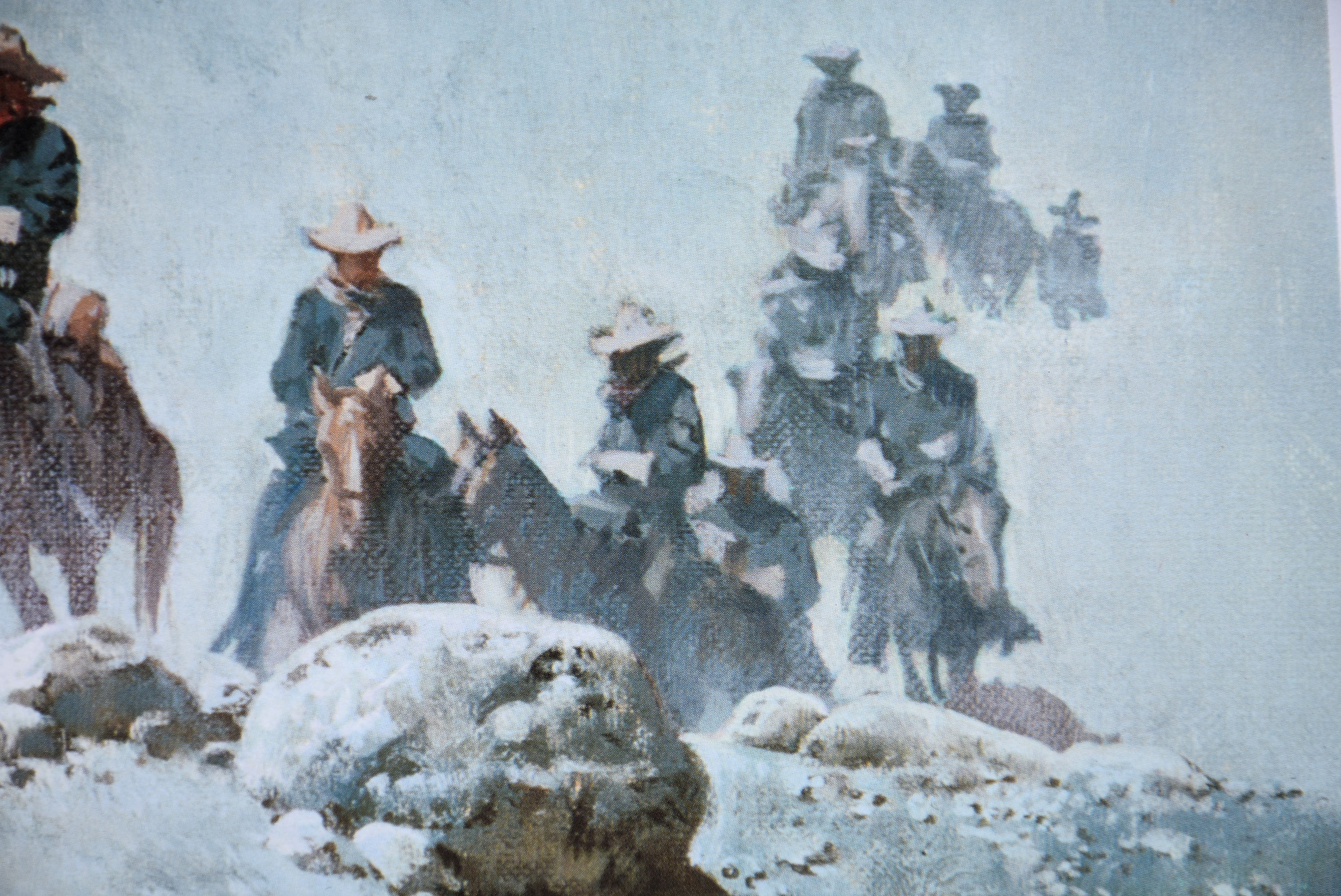 Frank McCarthy Signed LE Offset Lithograph "Single File"