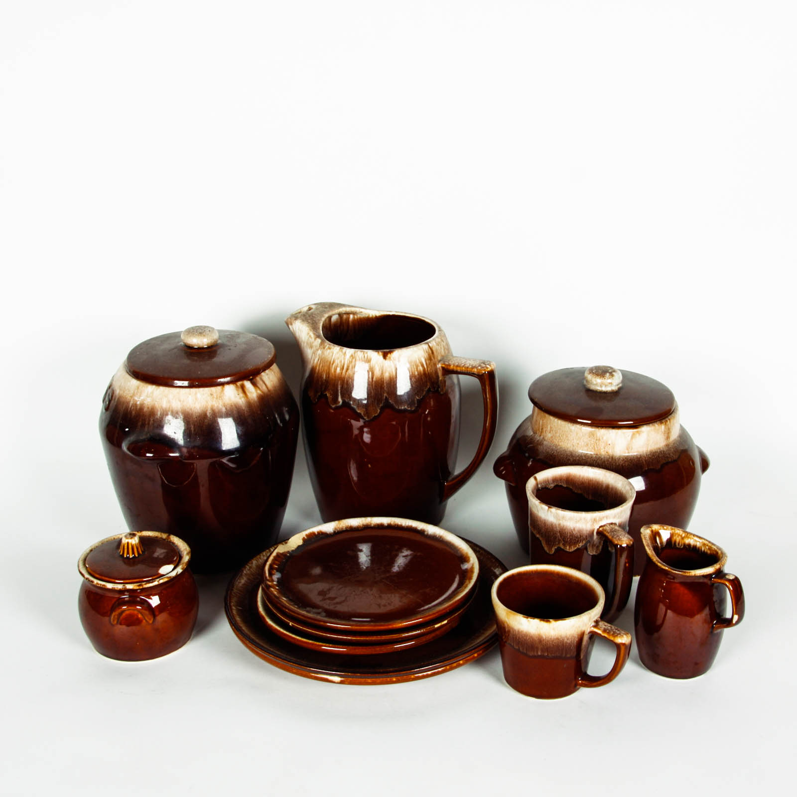 Vintage Brown Glaze Kitchenwares