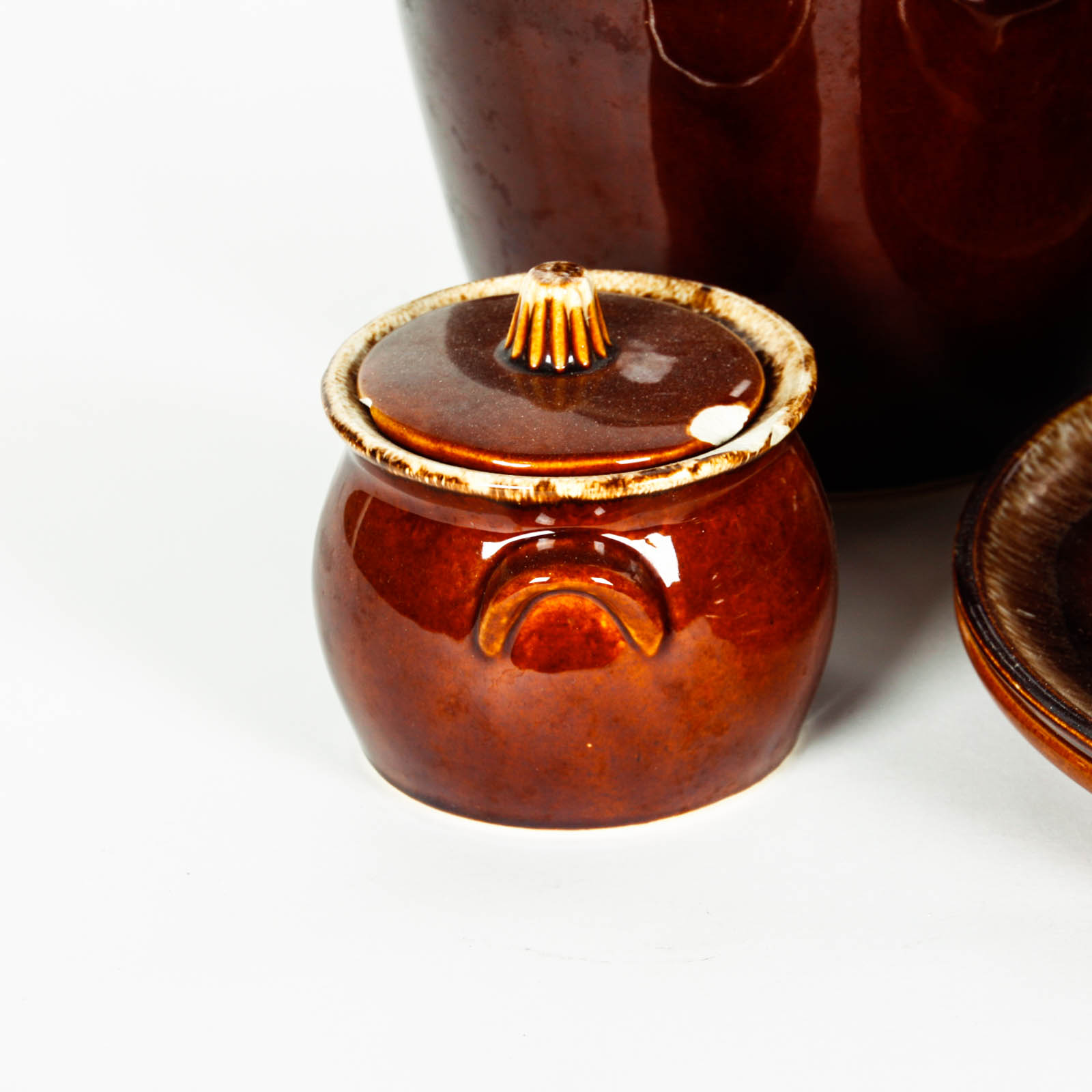 Vintage Brown Glaze Kitchenwares