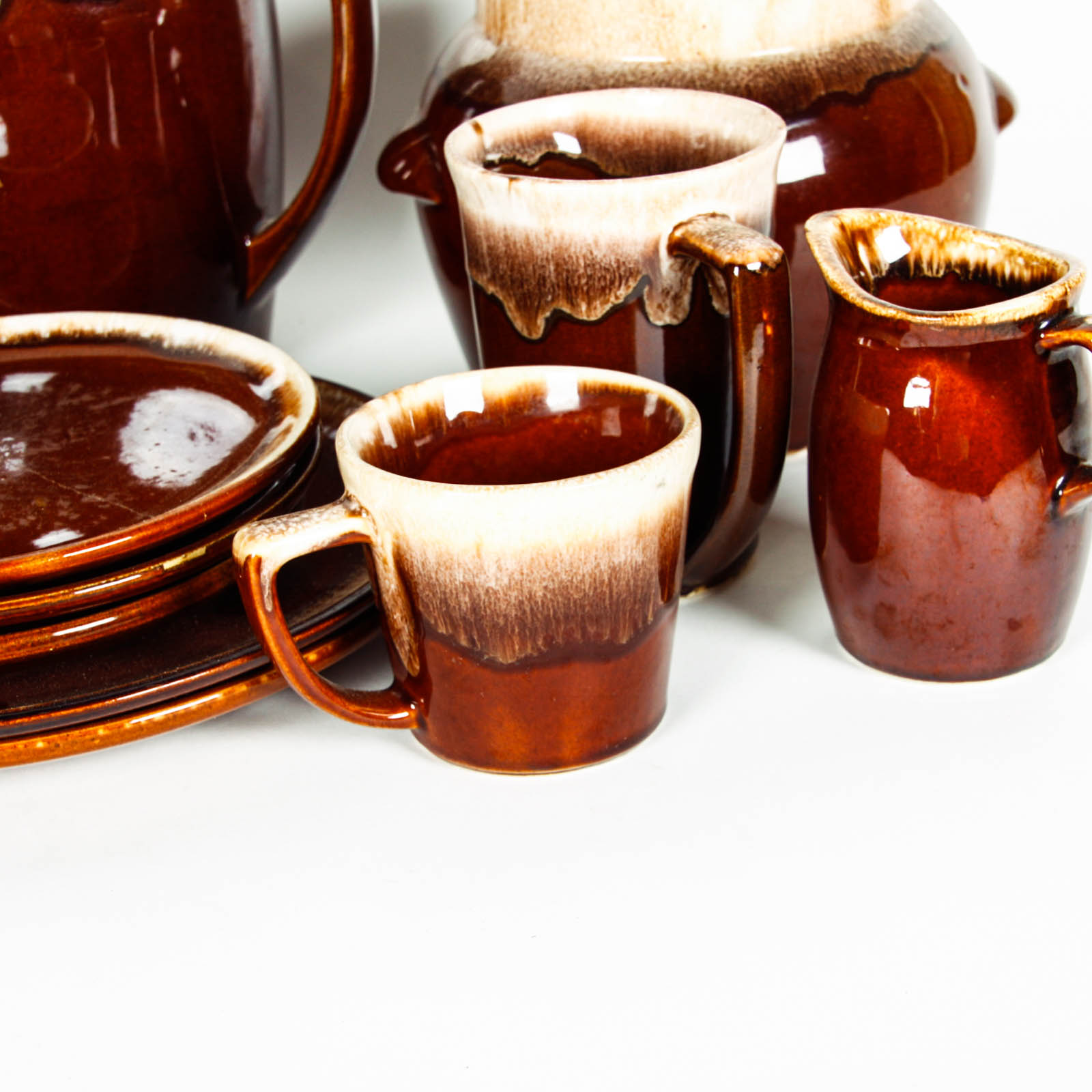 Vintage Brown Glaze Kitchenwares